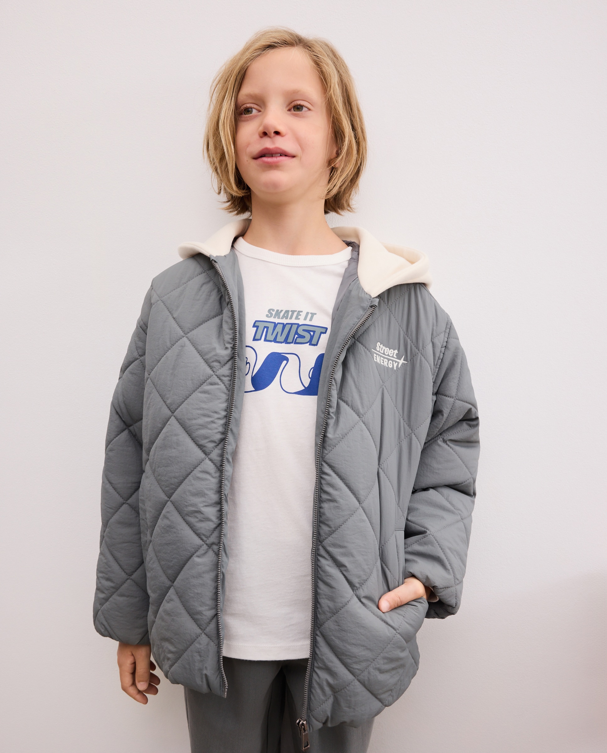 Parka Ligeira com Capuz 530 Verde Escuro-1