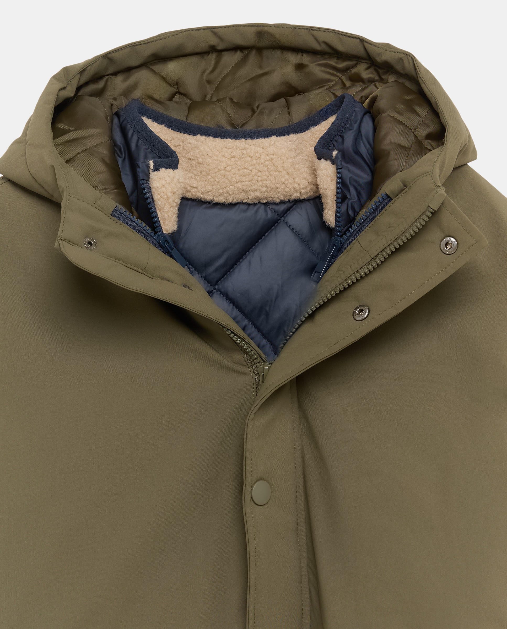Parka desmontable con chaleco de borrego de niño - Kids El Corte Inglés - Multicolor Multicolor-2
