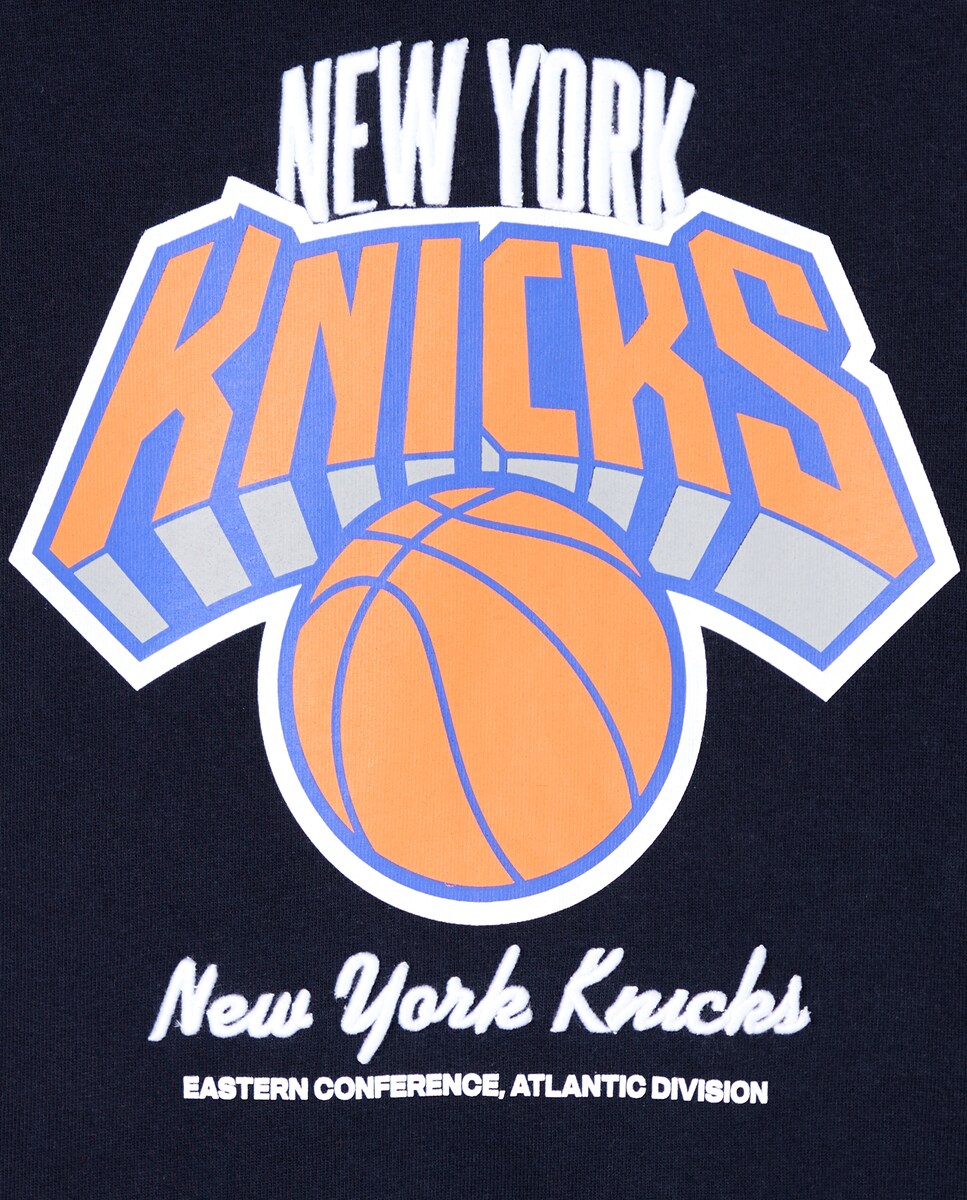 Sweatshirt com Capuz NBA NY Knicks Azul-marinho-5