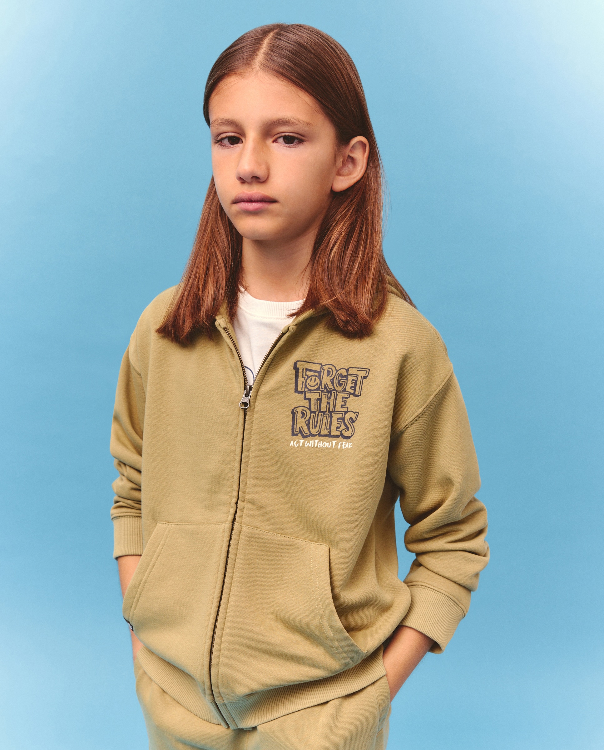 Imagem 0 de Sweatshirt Aberta com Capuz