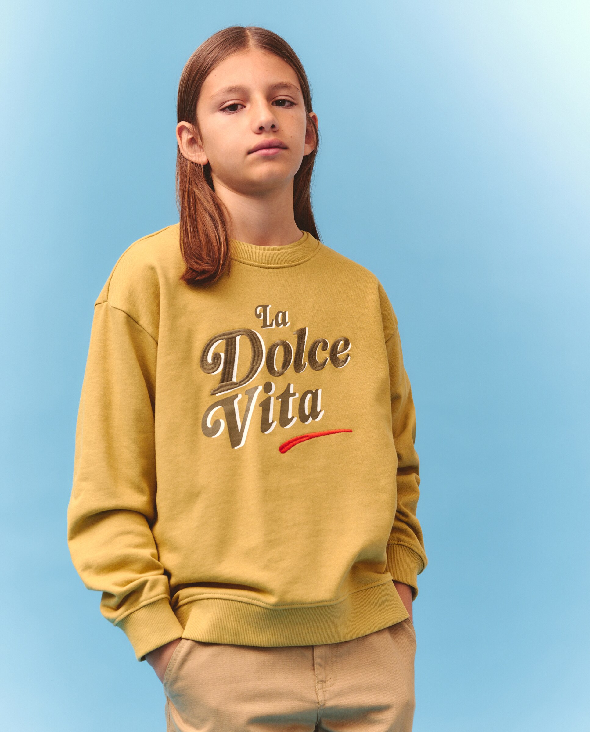 Sweatshirt Fechada com Estampado de Fantasia Kids El Corte Inglés Amarelo-2