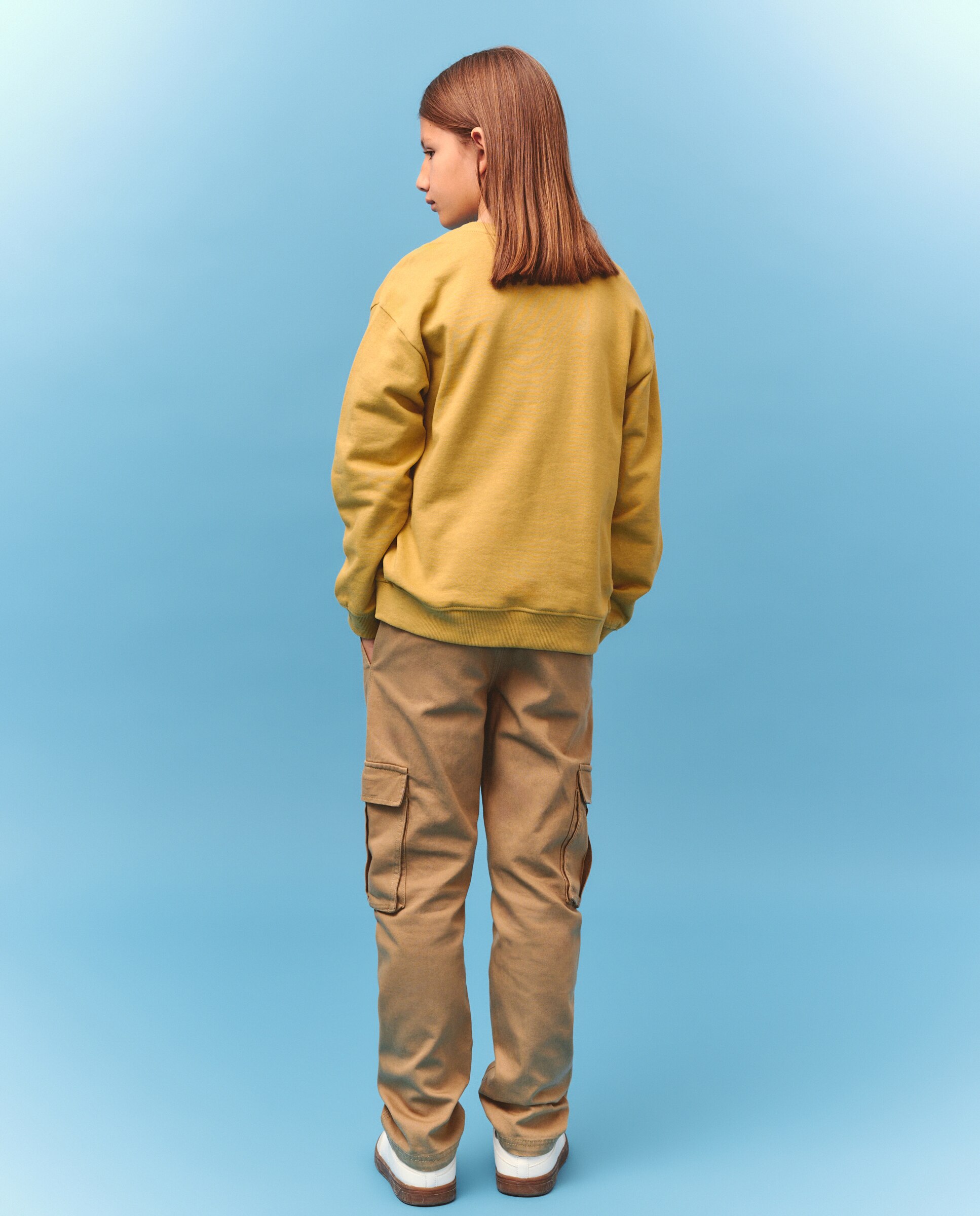 Sweatshirt Fechada com Estampado de Fantasia Kids El Corte Inglés Amarelo-3