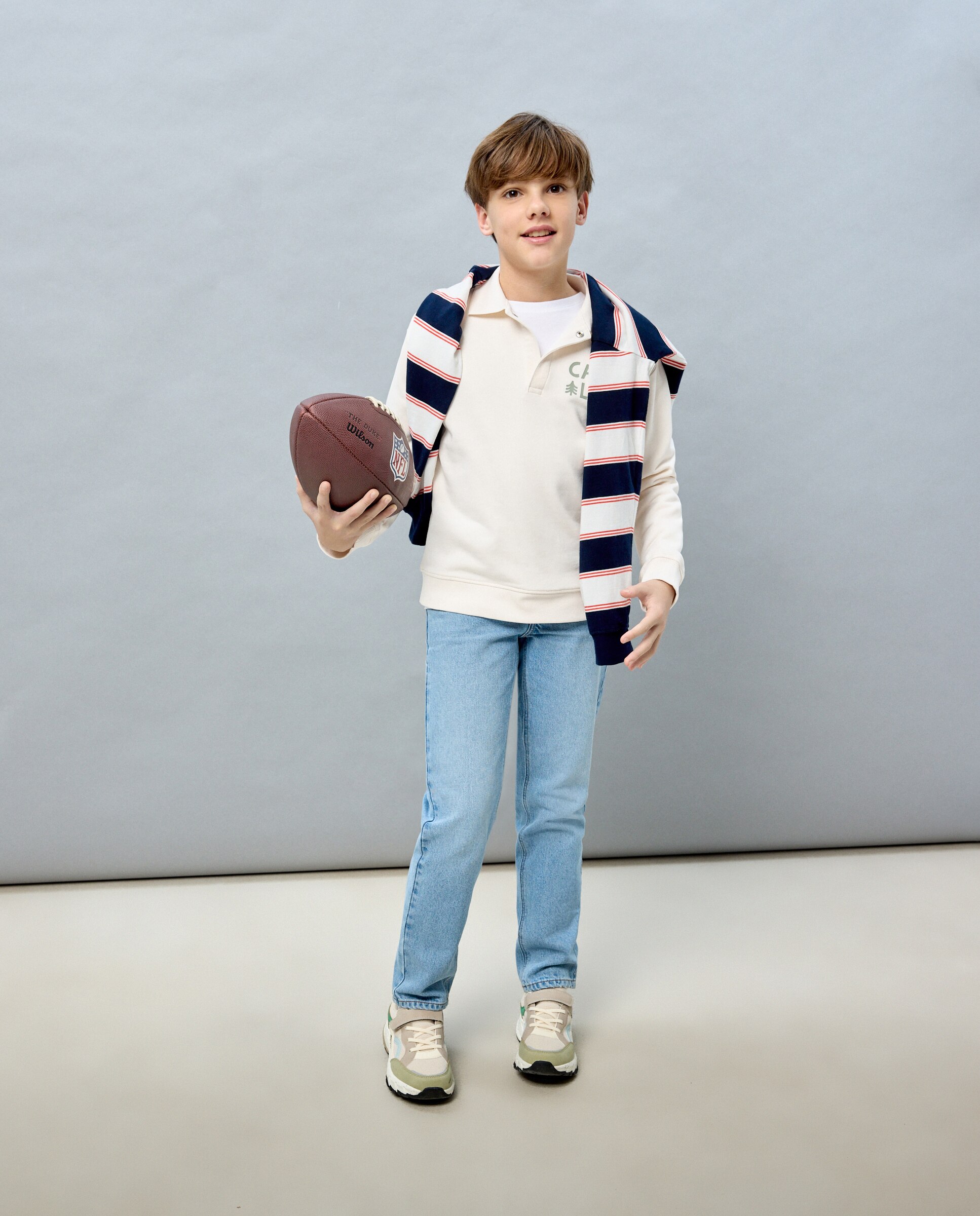 Imagem 0 de Sweatshirt com Colarinho de Polo