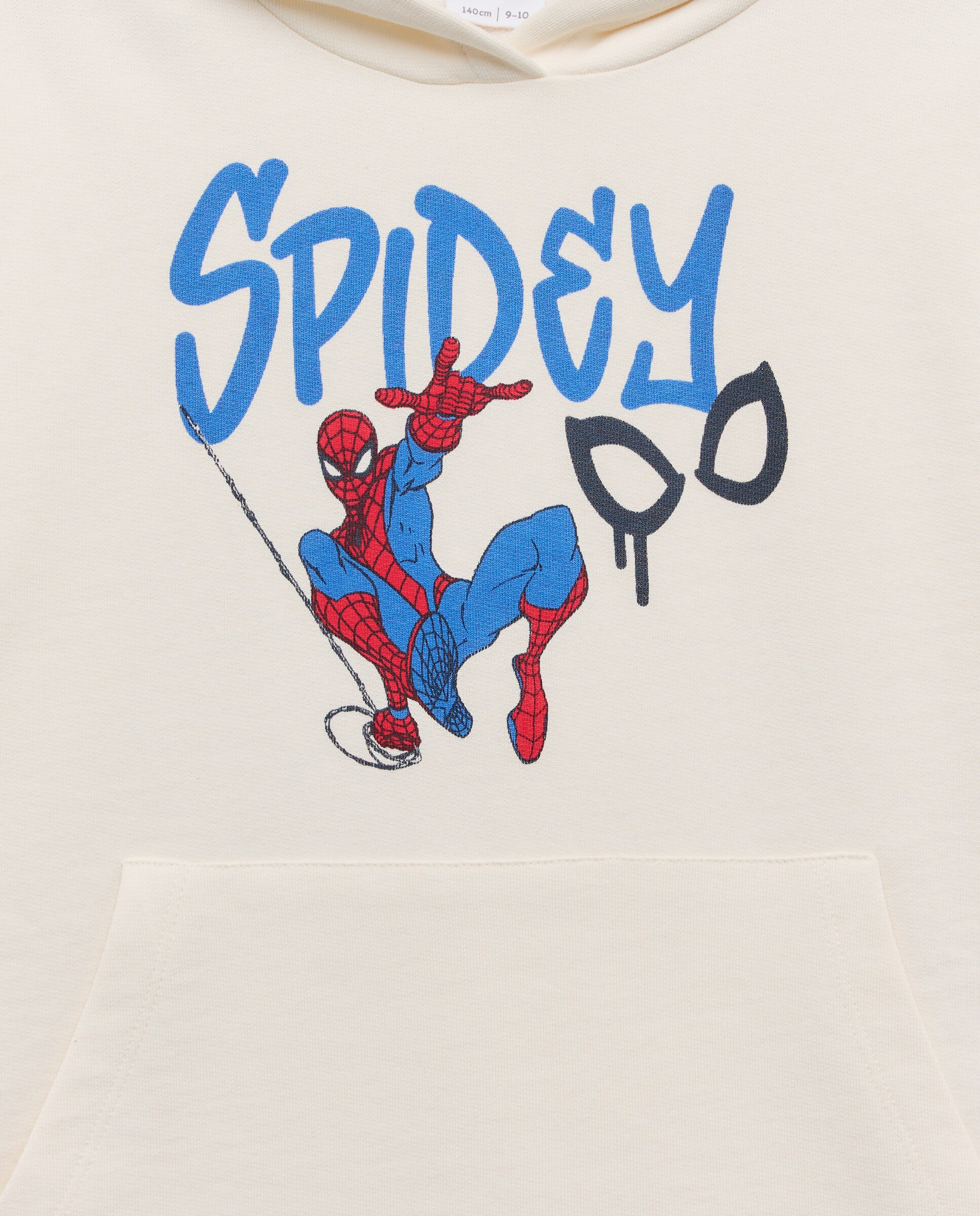 Sweatshirt Fechada com Capuz e Estampado Homem-Aranha Kids El Corte Inglés Branco-5