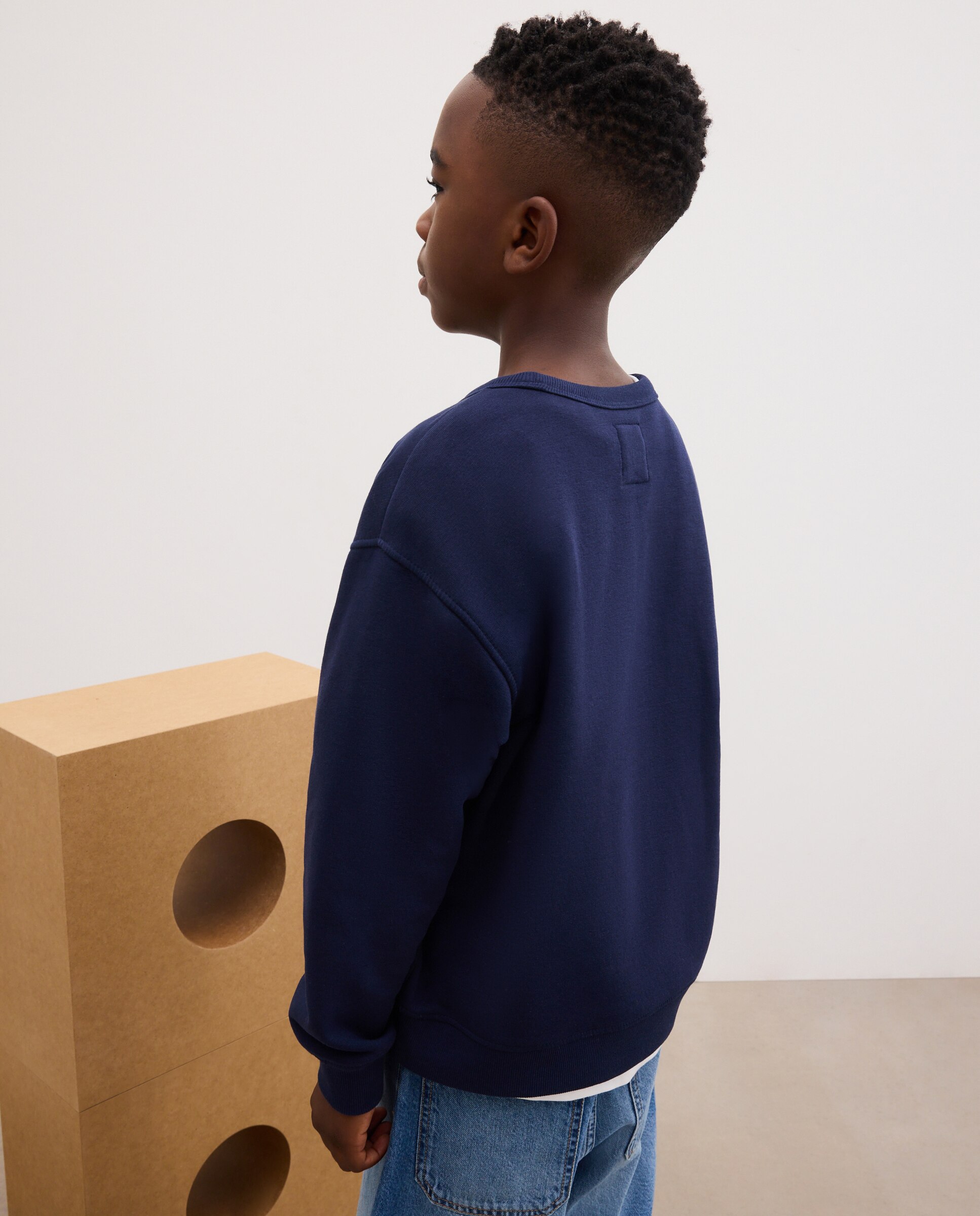 Imagen 4 de Sudadera de niño básica cuello caja fantasía - Kids El Corte Inglés - Azul Azul