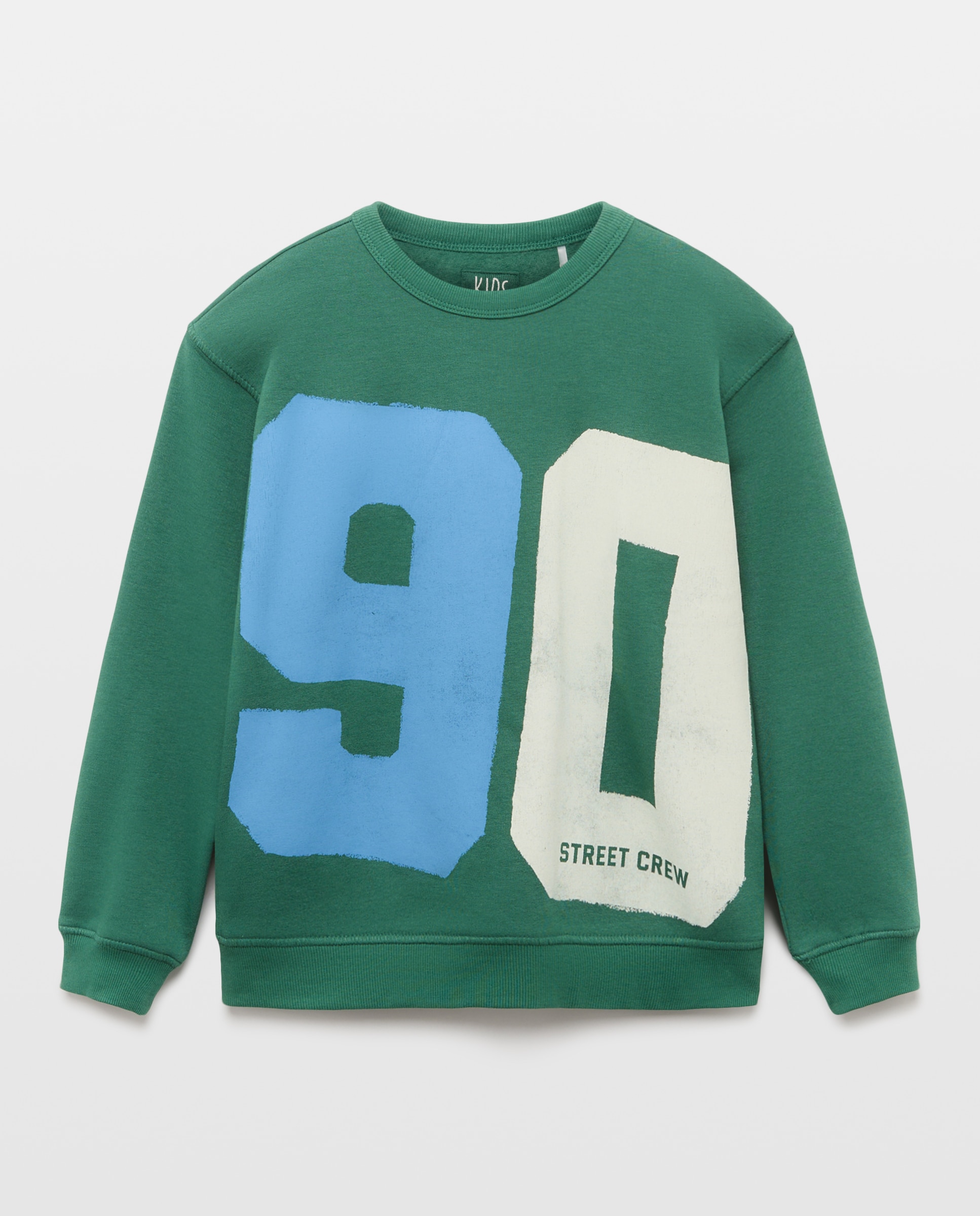 Imagem 0 de Sweatshirt Básica com Gola Redonda e Fantasia