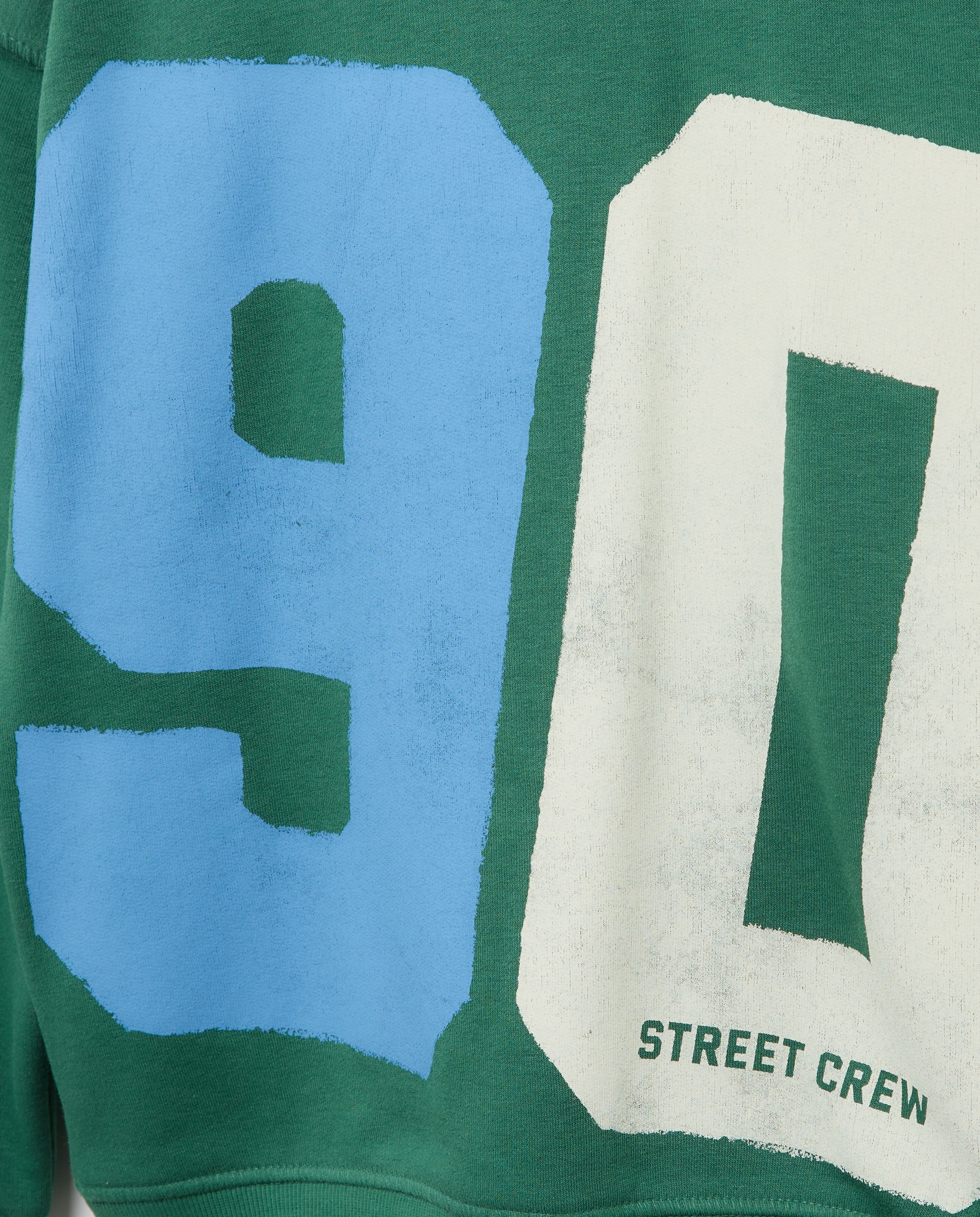 Sweatshirt Básica com Gola Redonda e Fantasia Kids El Corte Inglés Verde-5