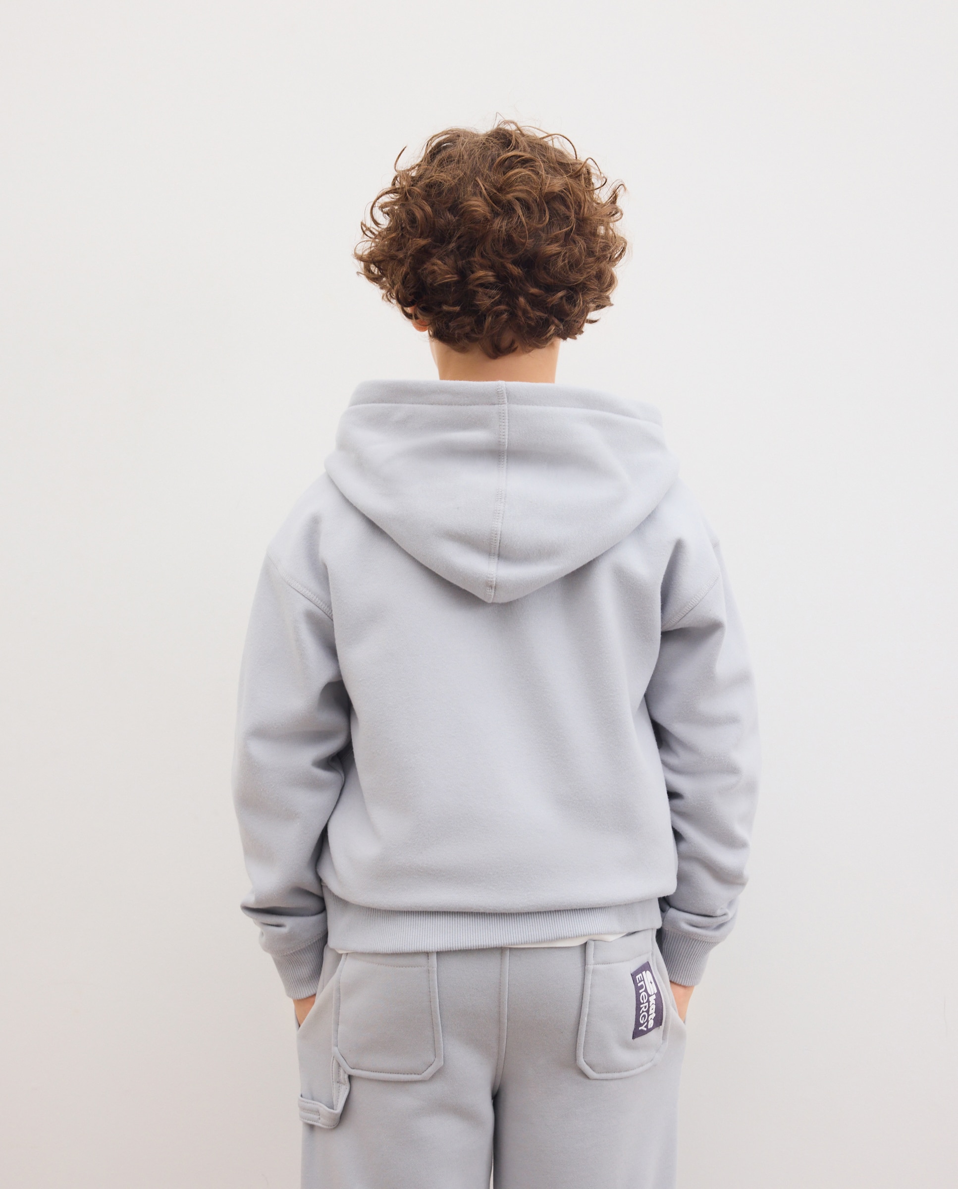 Sweatshirt Aberta com Capuz Preto-3