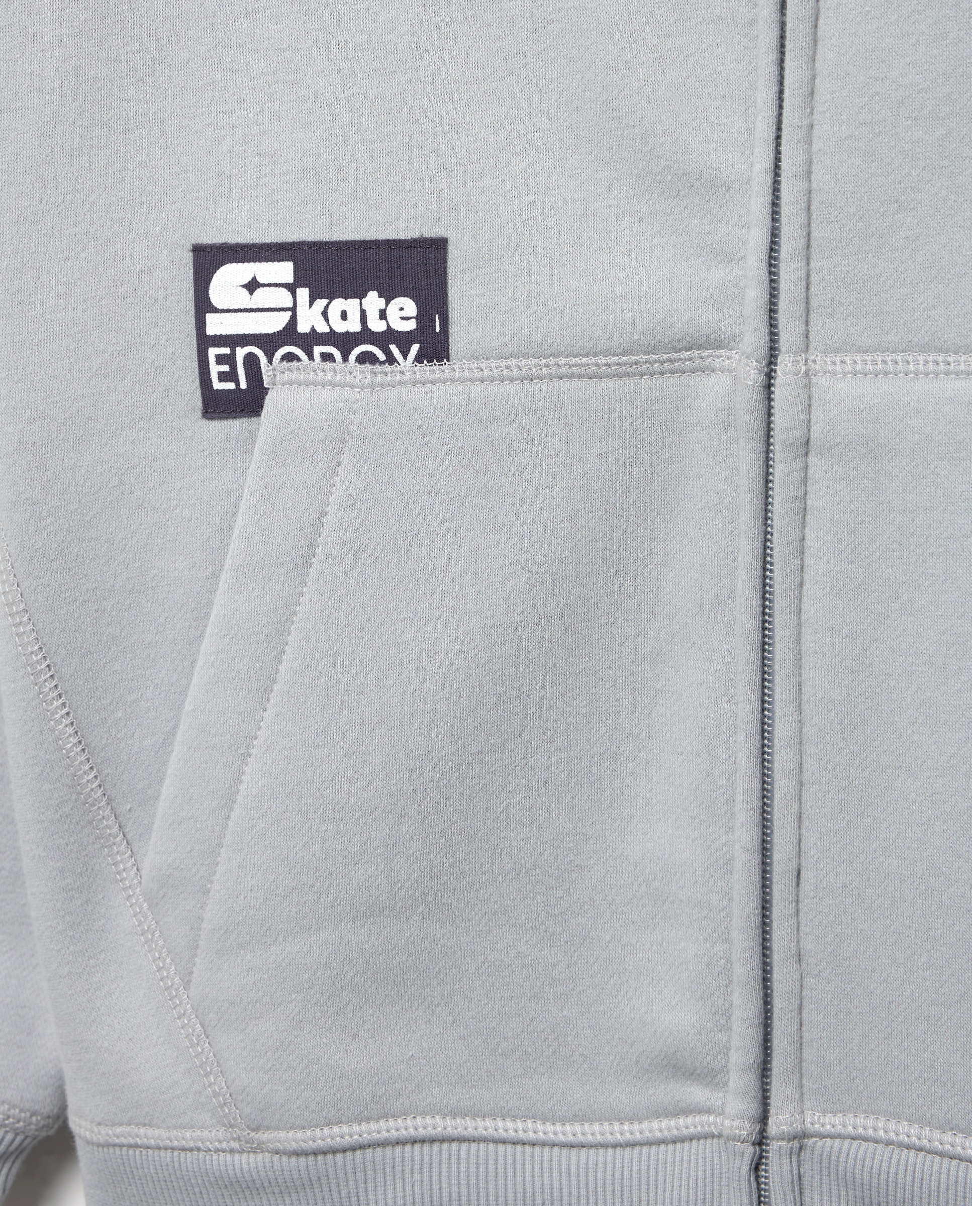 Sweatshirt Aberta com Capuz Preto-5