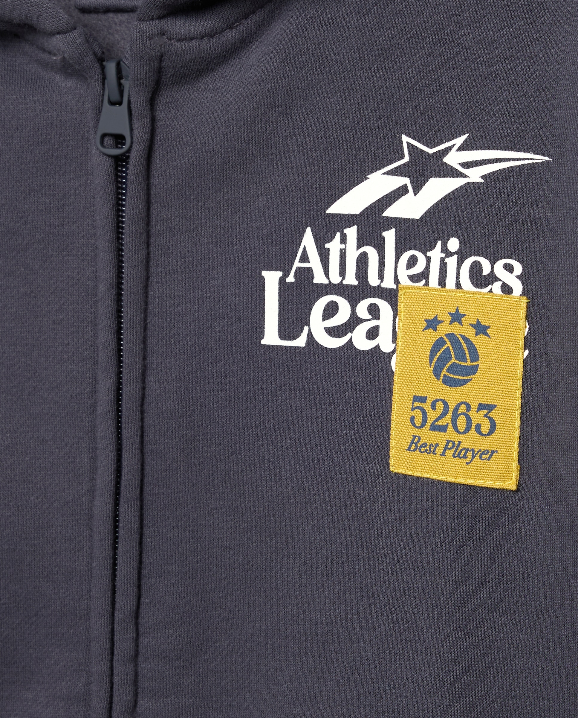 Sweatshirt Aberta com Capuz Preto-5