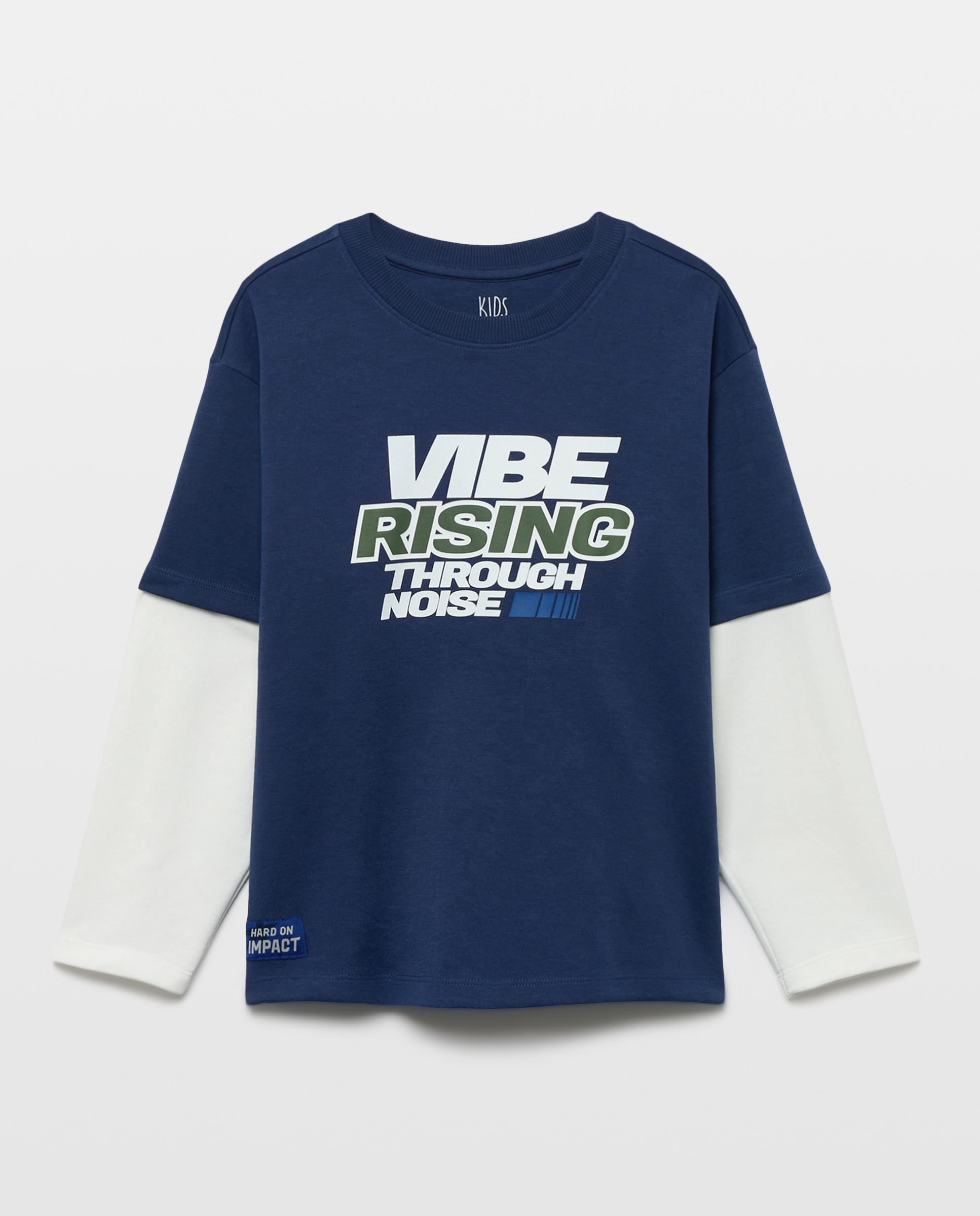 Sweatshirt Interlock de Manga Dupla Castanho-4