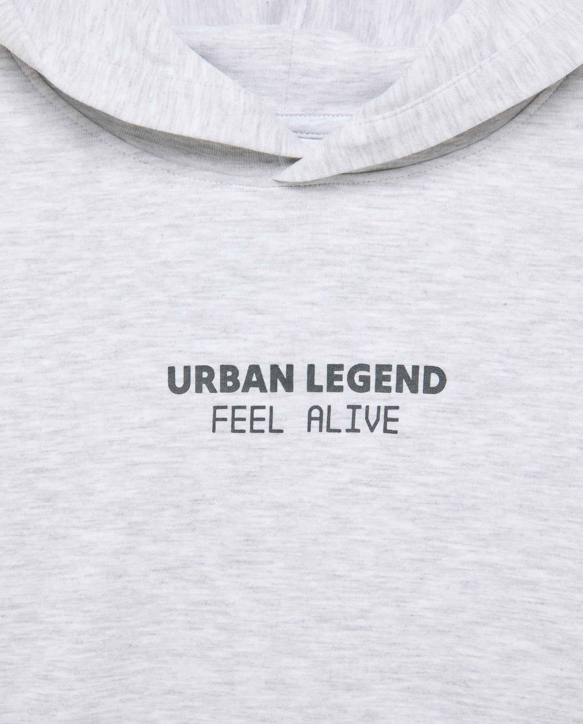 Sweatshirt Interlock Fechada com Capuz Preto-5