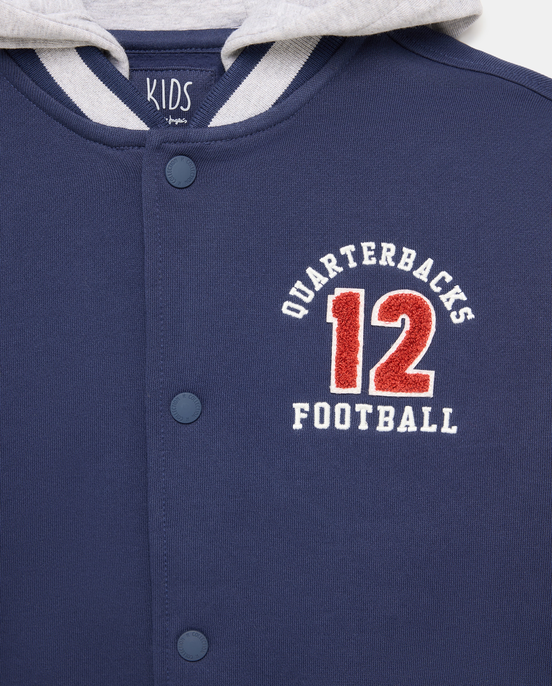 Sudadera bomber capucha de niño - Kids El Corte Inglés - Azul Azul-5