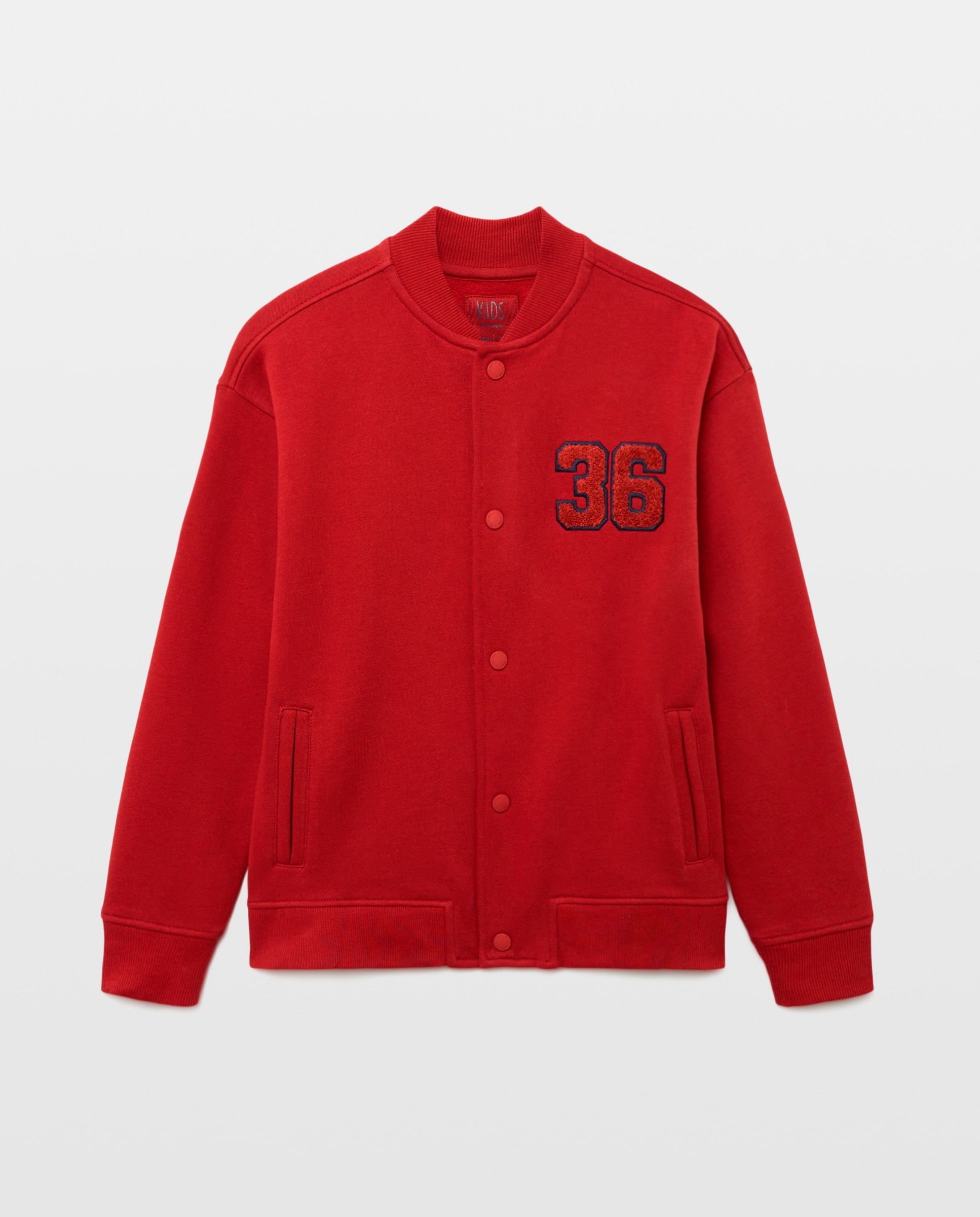 Sudadera abierta con capucha fantasía bomber de niño - Kids El Corte Inglés - 600 Rojo 600 Rojo-4