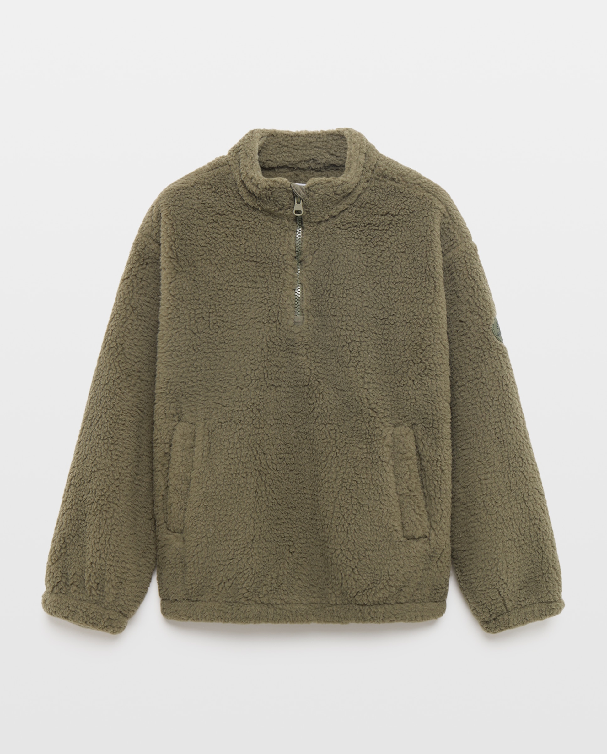 Sudadera borrego lisa de niño - Kids El Corte Inglés - 520 Kaki 520 Kaki-4