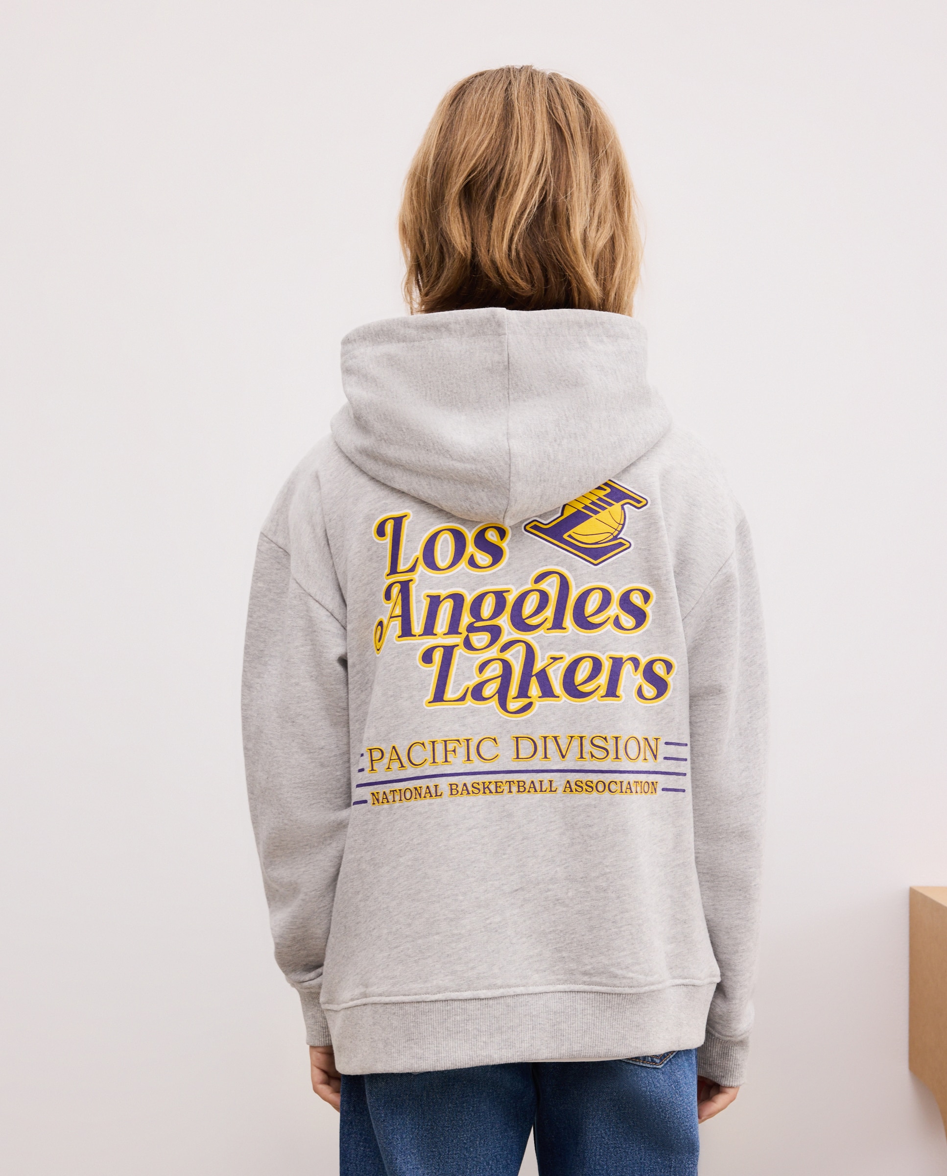 Sweatshirt Fechada com Capuz e Fantasia NBA Cinzento-3