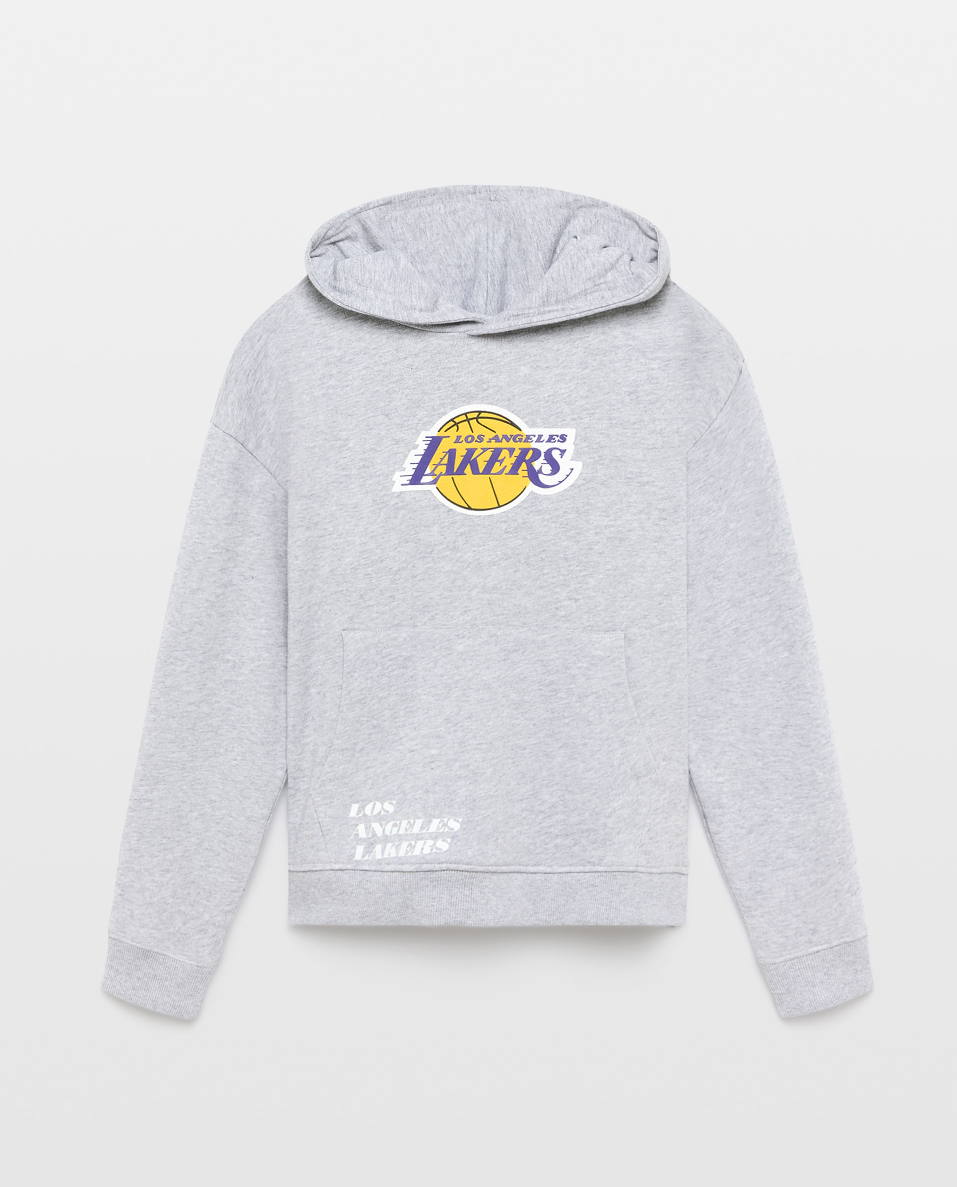 Sweatshirt Fechada com Capuz e Fantasia NBA Cinzento-4