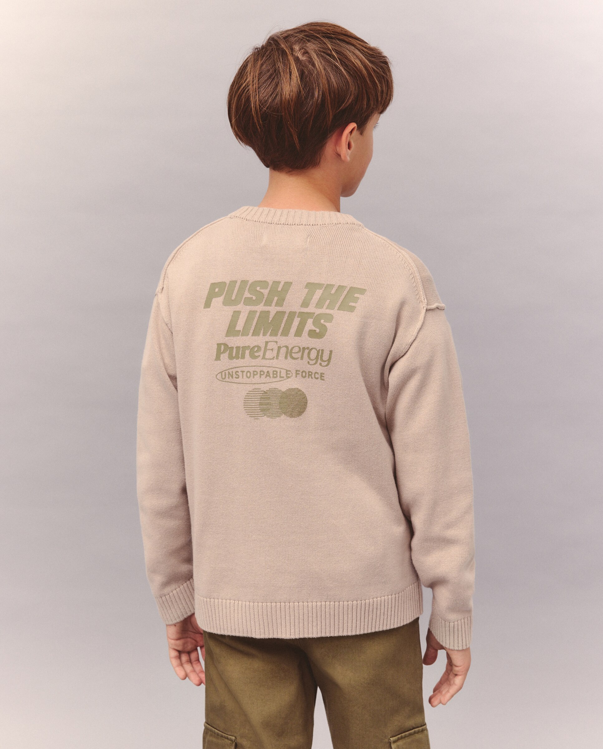 Camisola de Malha com Fantasia Kids El Corte Inglés Castanho-3