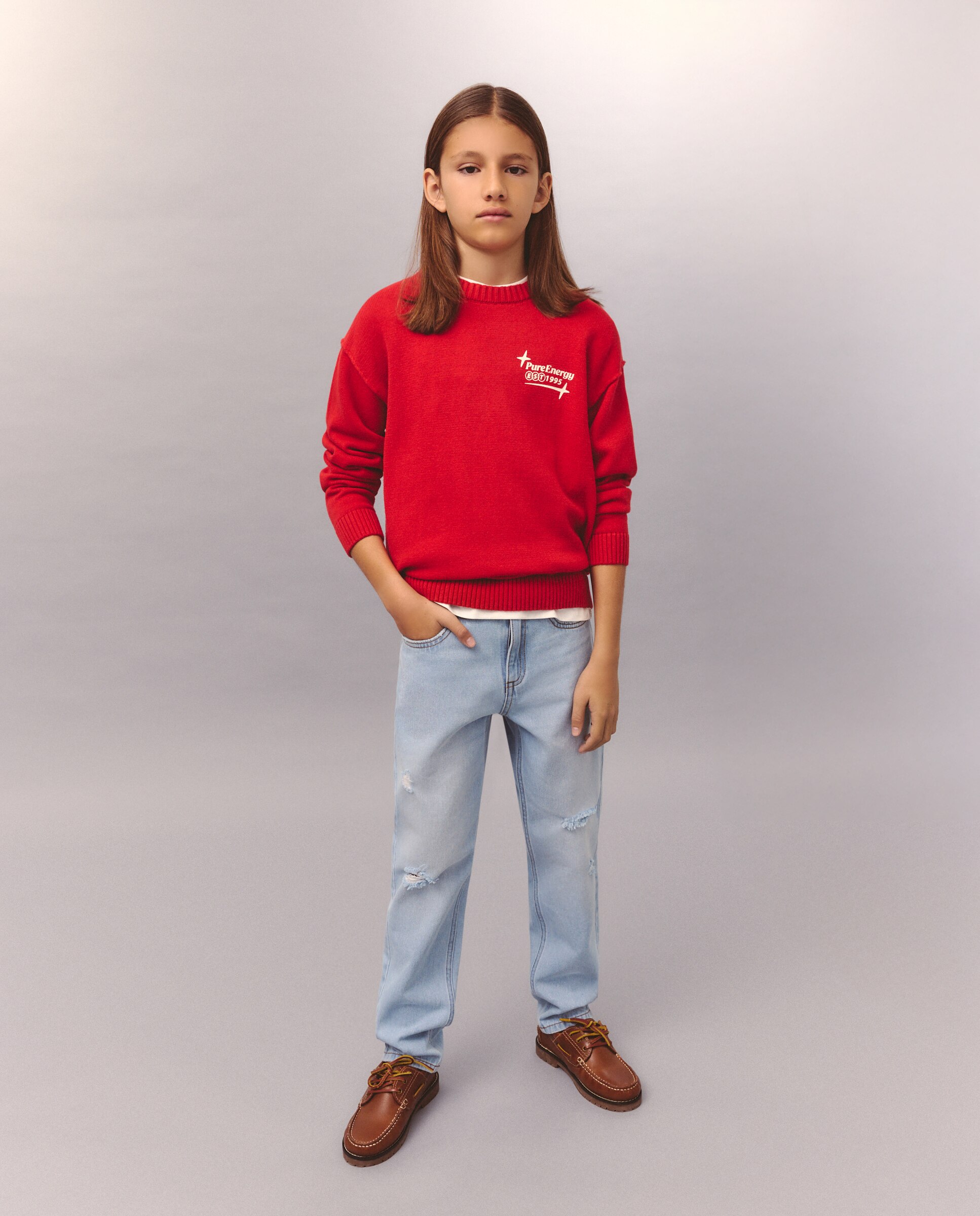 Camisola de Malha com Fantasia Kids El Corte Inglés Vermelho-2