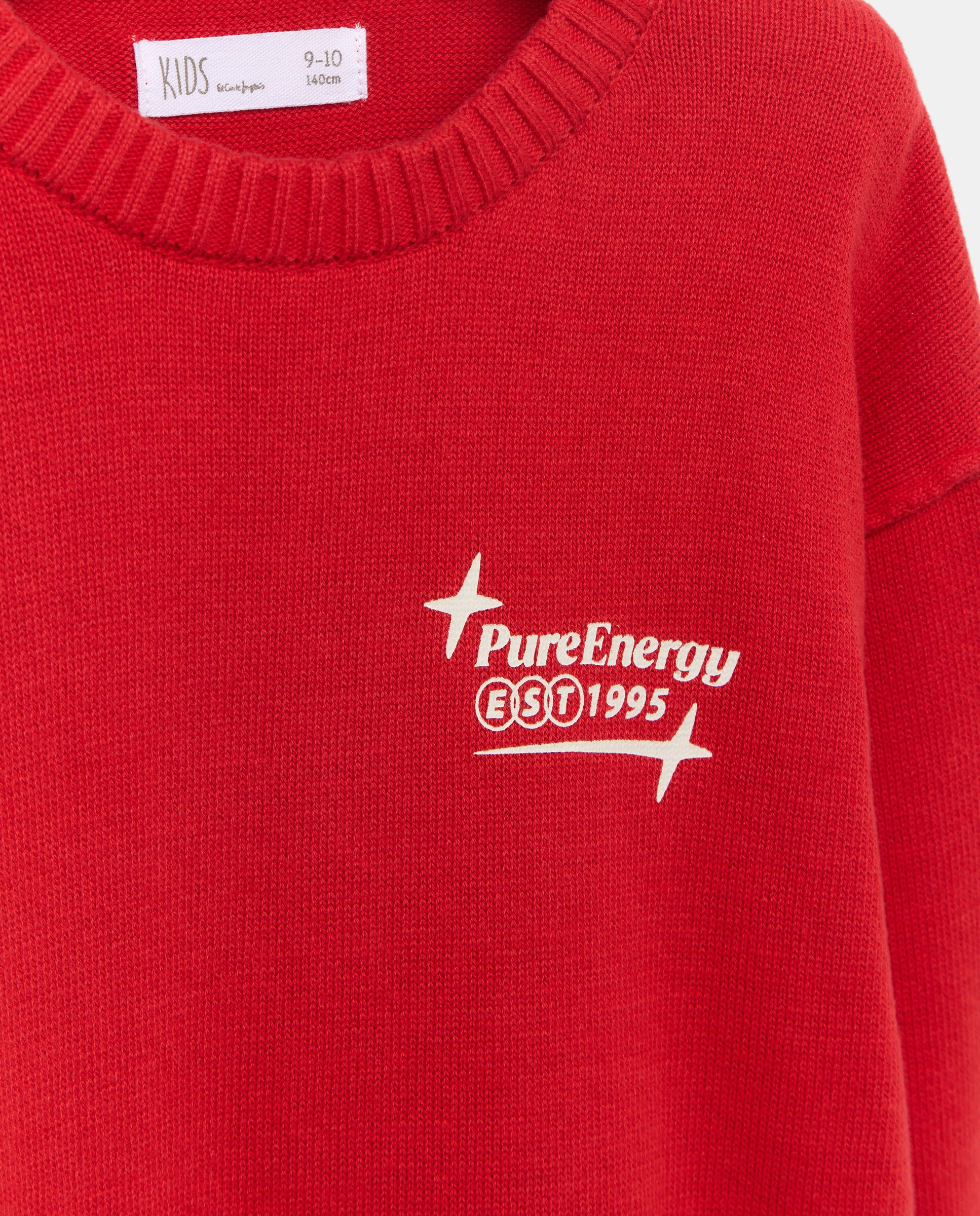 Camisola de Malha com Fantasia Kids El Corte Inglés Vermelho-6