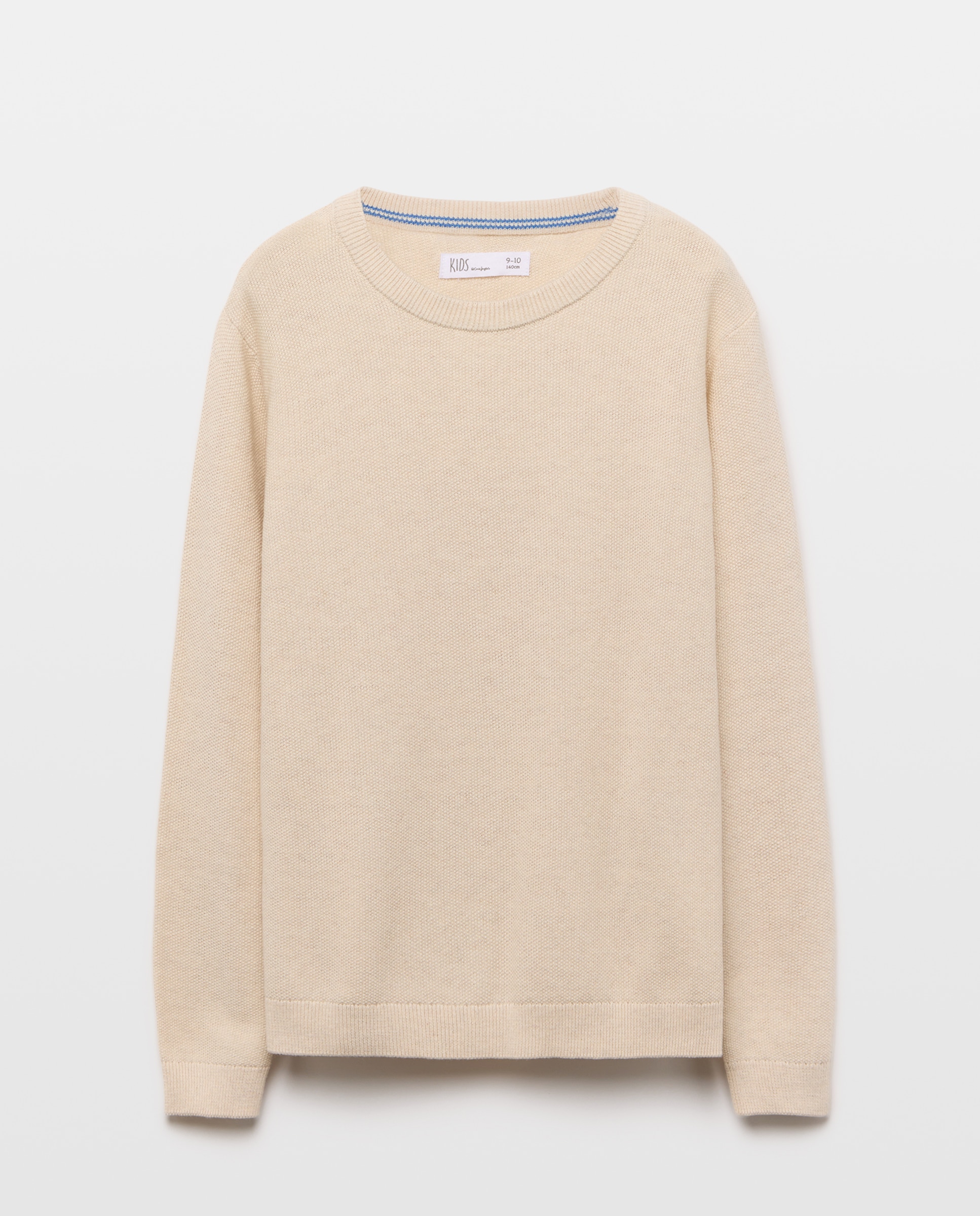 Camisola de Malha com Decote Redondo Kids El Corte Inglés 120 Cru-4