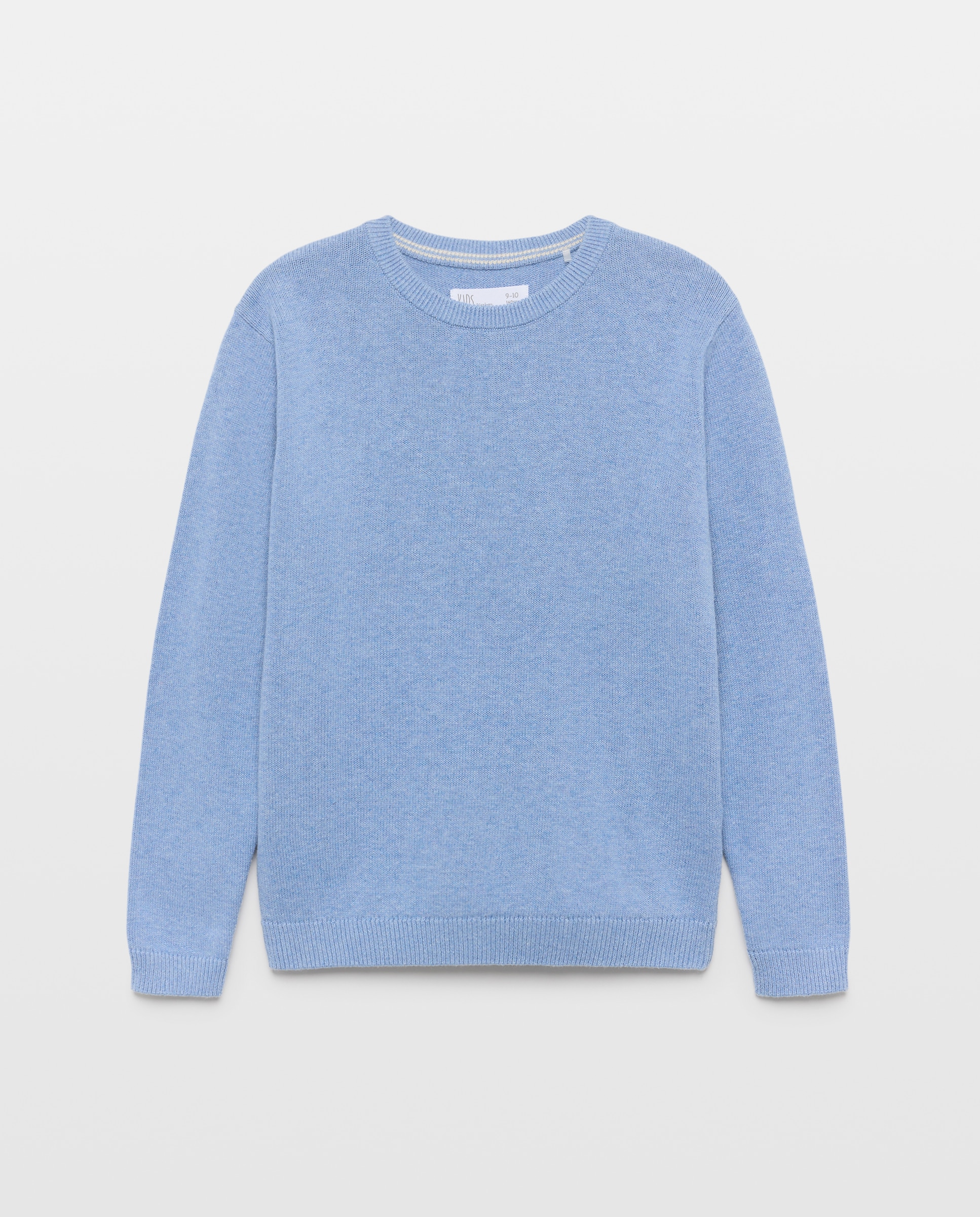 Jersey de niño básico liso cuello caja - Kids El Corte Inglés - 410 Azul claro 410 Azul claro-4