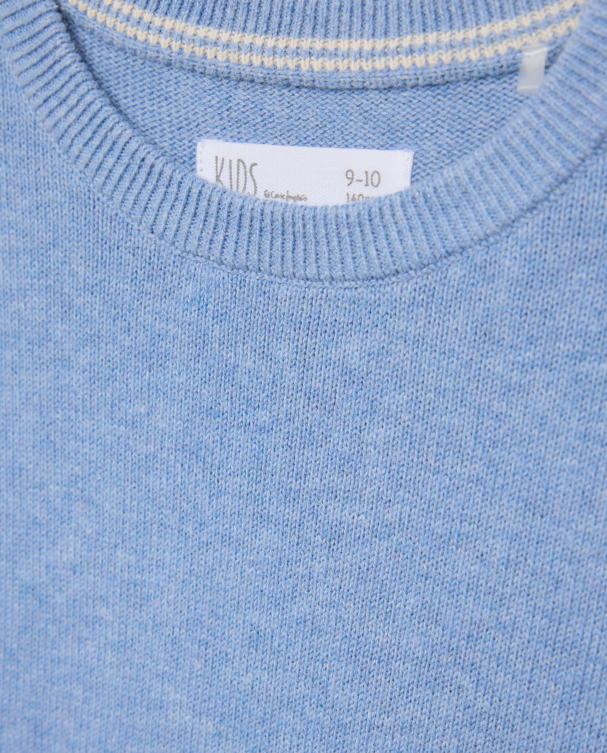 Jersey de niño básico liso cuello caja - Kids El Corte Inglés - 410 Azul claro 410 Azul claro-5