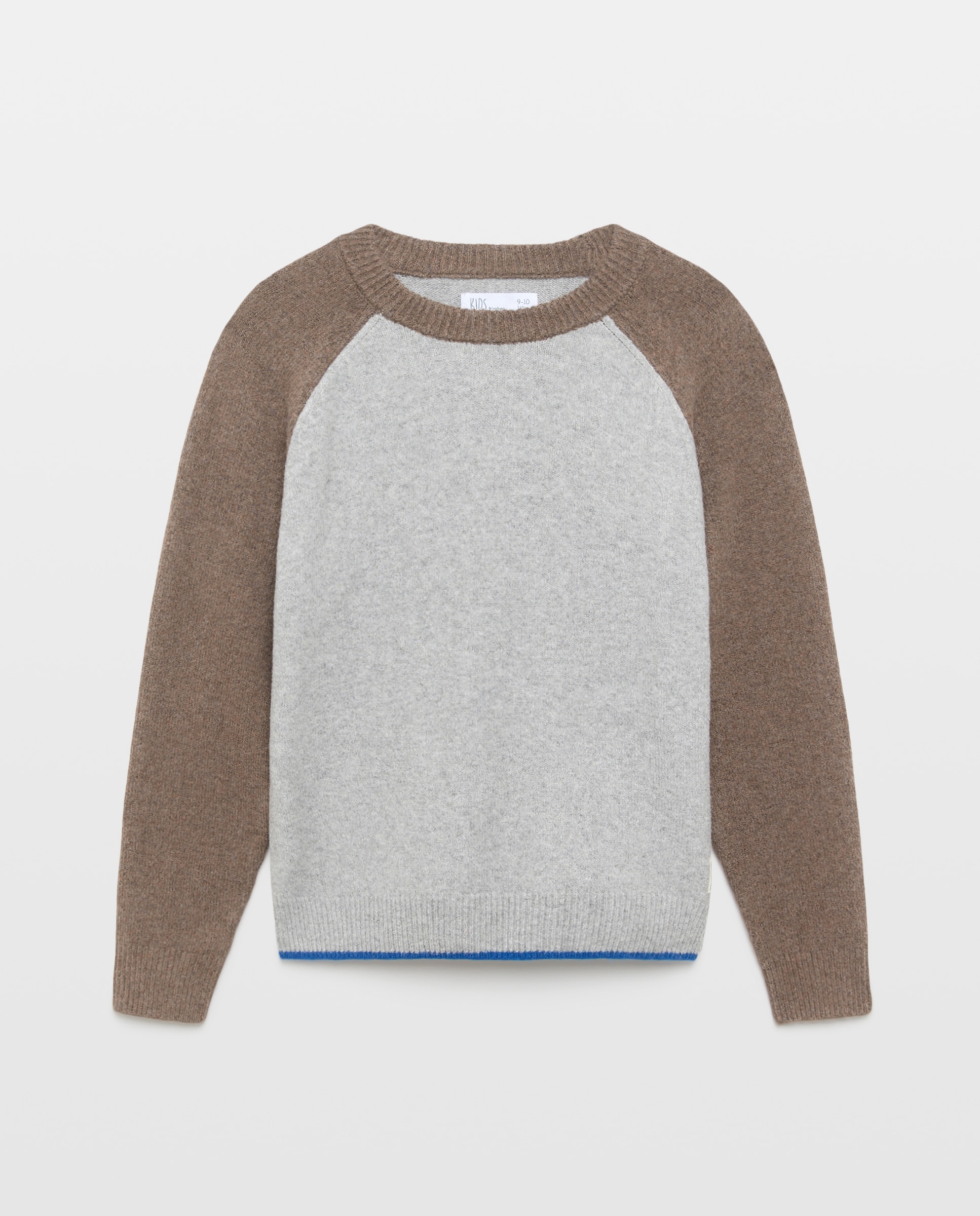 Jersey liso con cuello caja de niño - Kids El Corte Inglés - 820 Gris medio 820 Gris medio-4