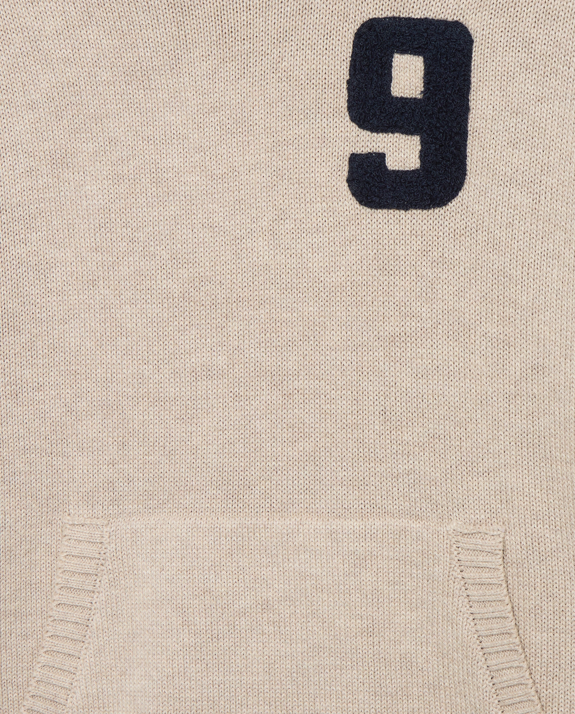 Camisola de Malha Lisa com Capuz Cornelli Branco-2