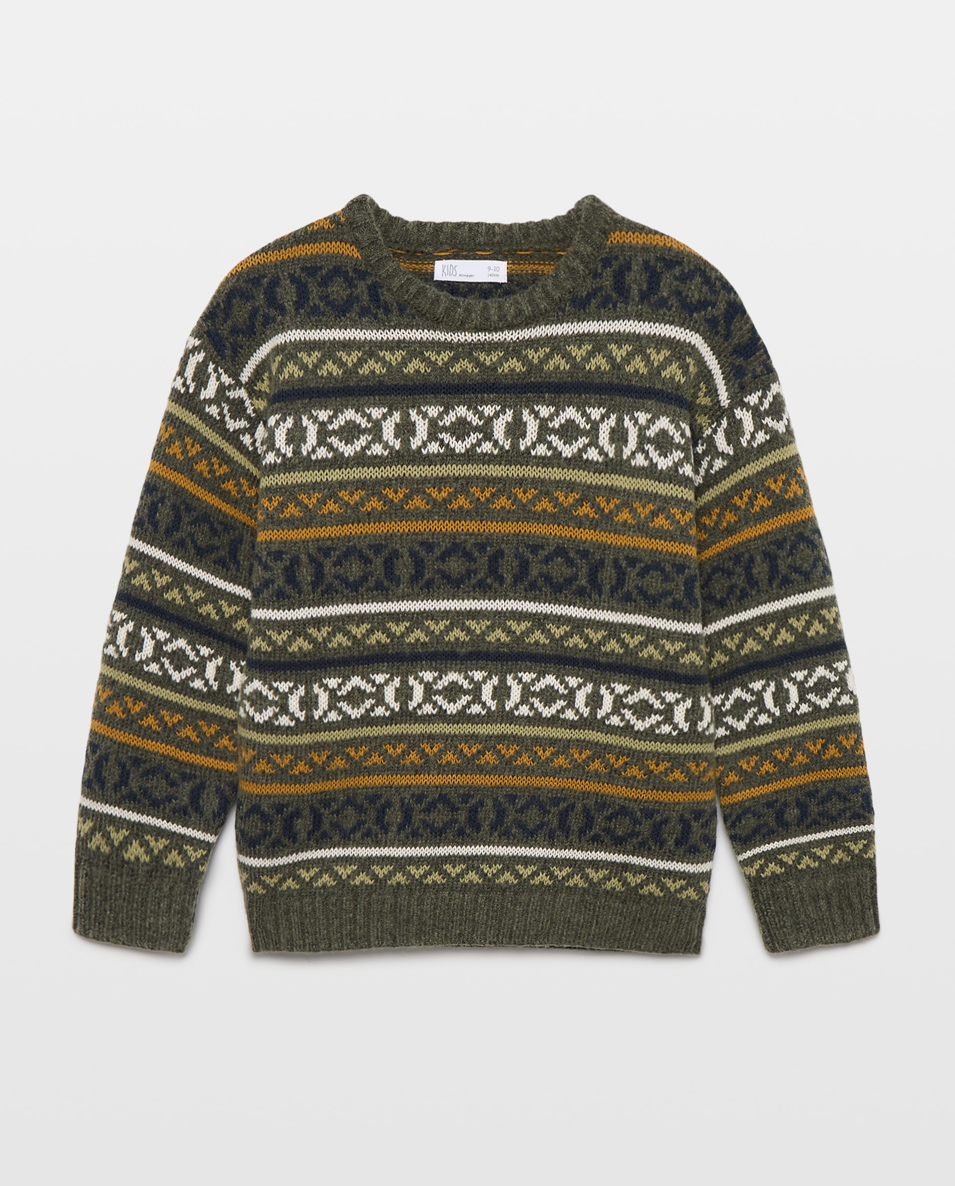 Imagem 0 de Camisola de Malha com Gola Redonda Jacquard