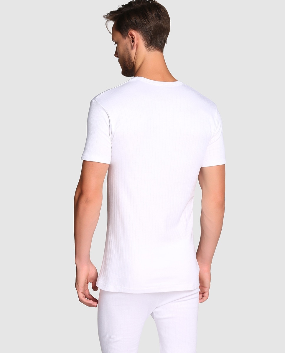 T-shirt de homem Abanderado Branco-2