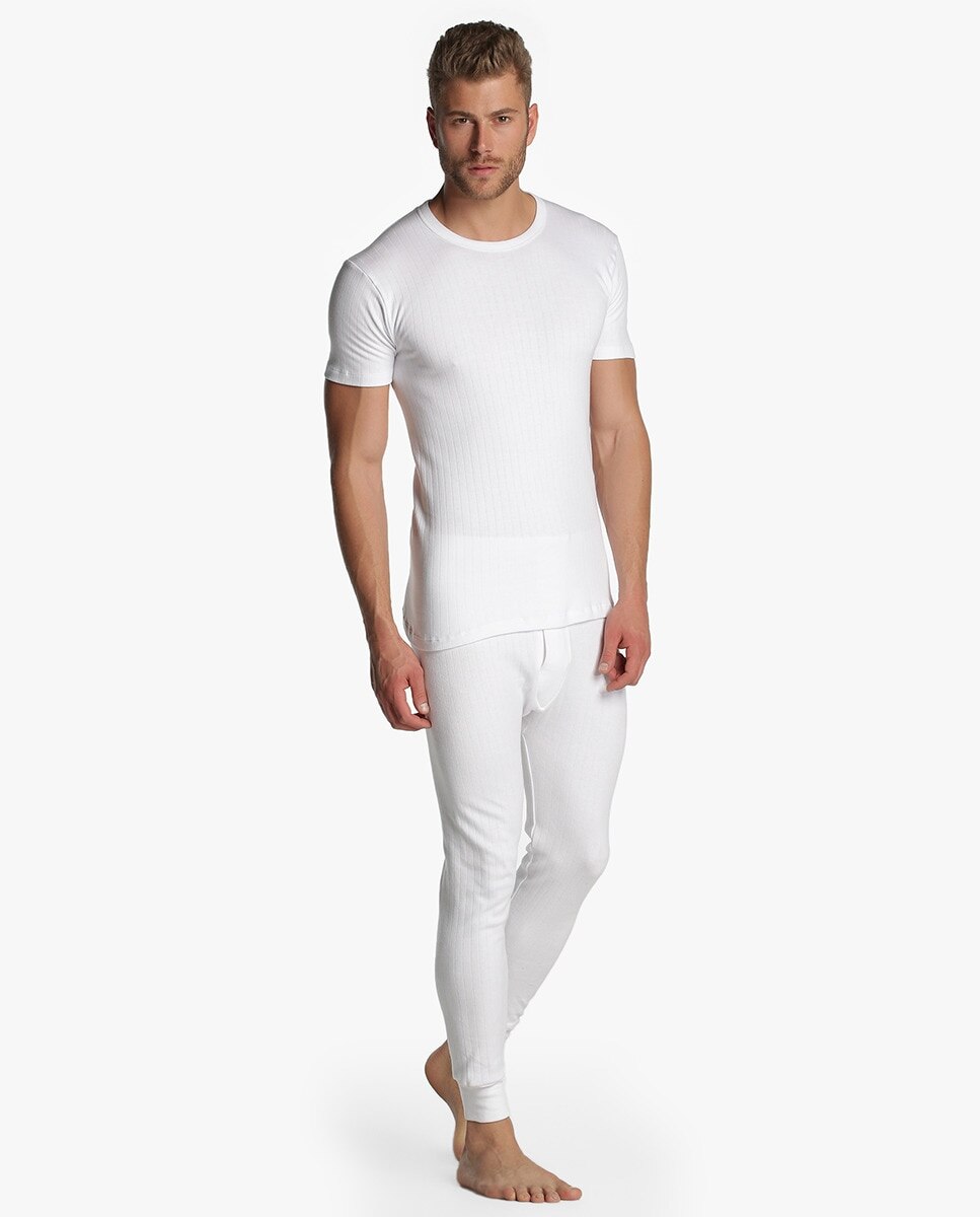 T-shirt de homem Abanderado Branco-3