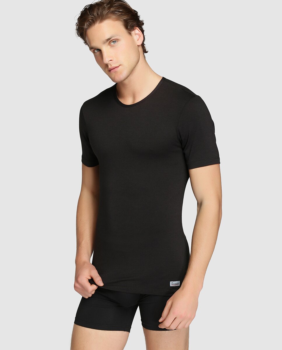 Imagem 0 de Camisola interior de homem Abanderado preta