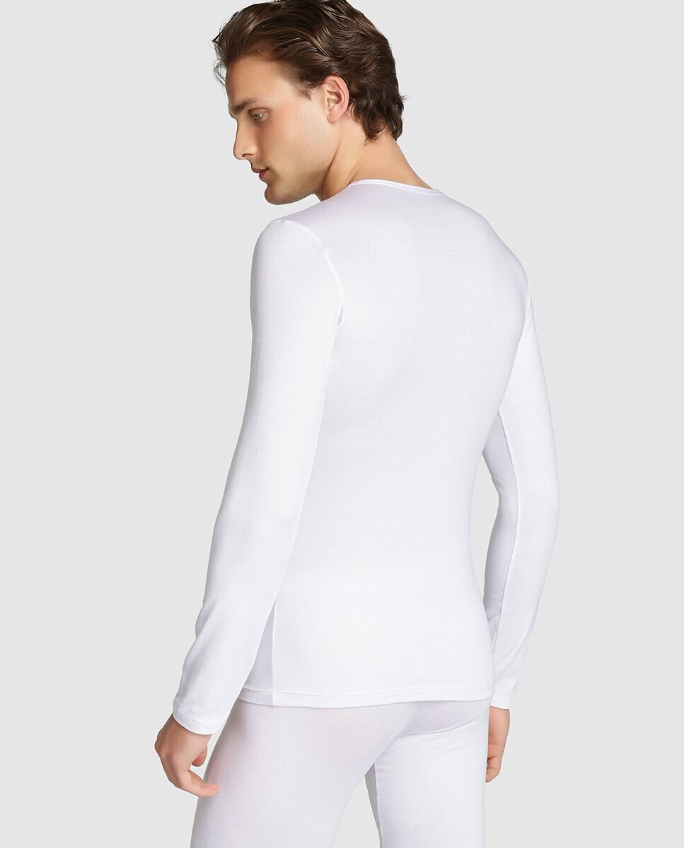 Camiseta interior de hombre Abanderado negra - Blanco Blanco-2