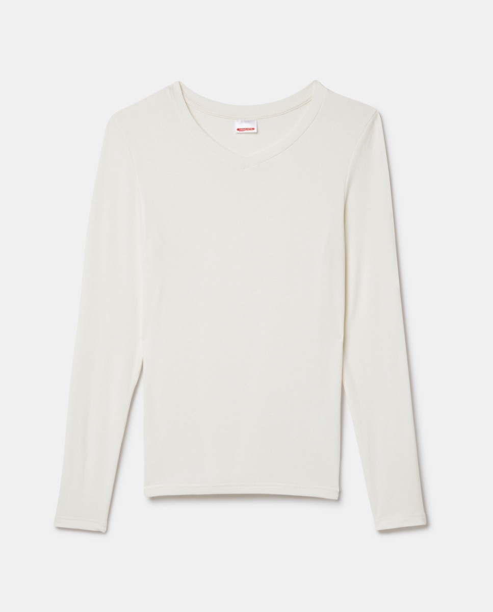 Camiseta interior de hombre térmica Sensitive Thermolactyl grado 3 blanca - Damart - Blanco Blanco-4
