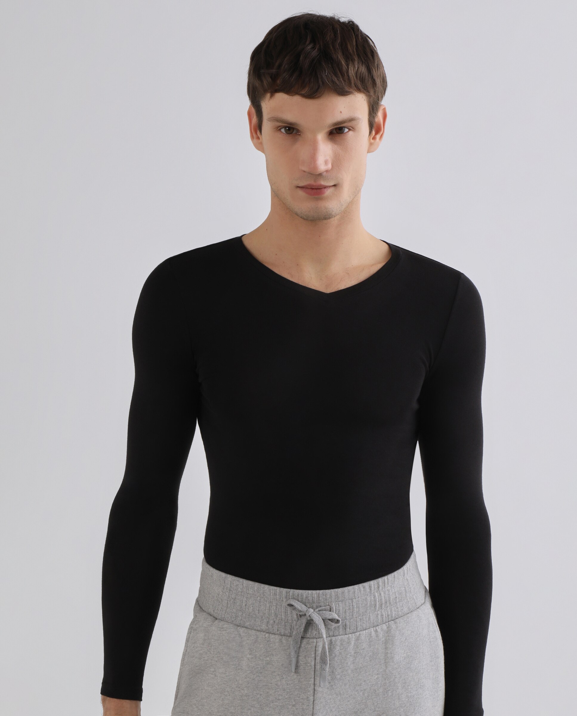 Imagen 0 de Camiseta interior de hombre térmica Sensitive Thermolactyl grado 3 negra Negro
