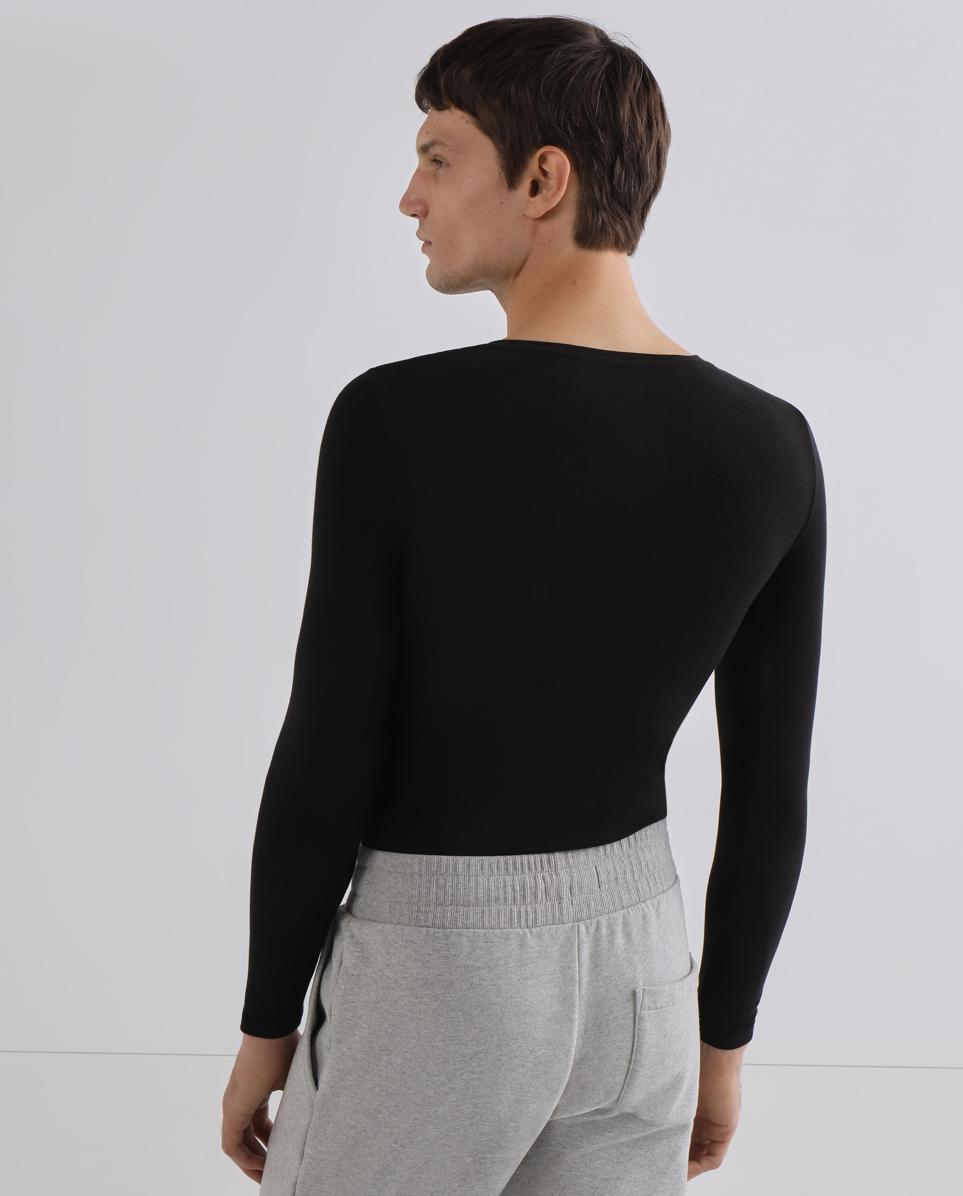 Camiseta interior de hombre térmica Sensitive Thermolactyl grado 3 negra - Damart - Negro Negro-2
