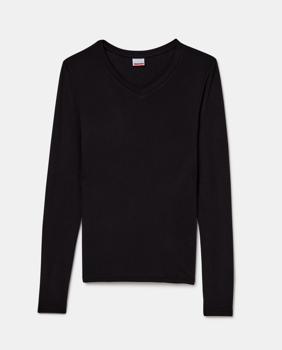 Camiseta interior de hombre térmica Sensitive Thermolactyl grado 3 negra - Damart - Negro Negro-4
