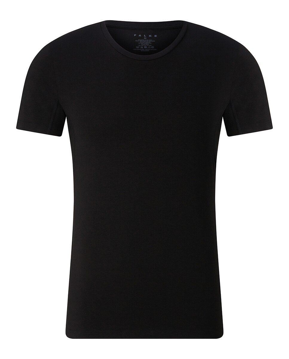 T-shirt Lisa de Manga Curta Preto-6