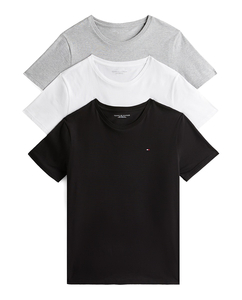 Pack de 3 T-shirts de Algodão Multicolor-6