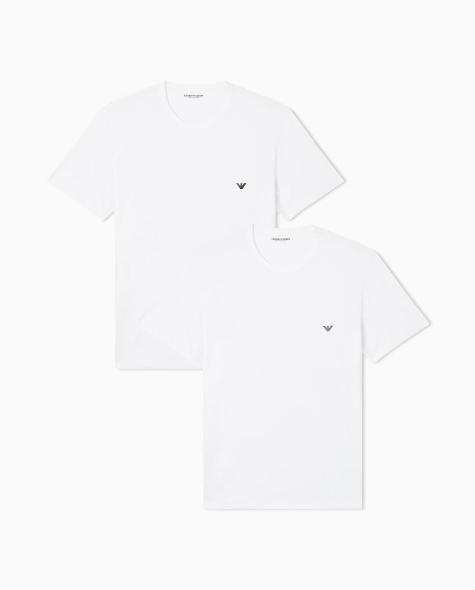 Pack de Duas T-shirts de Algodão Branco-3