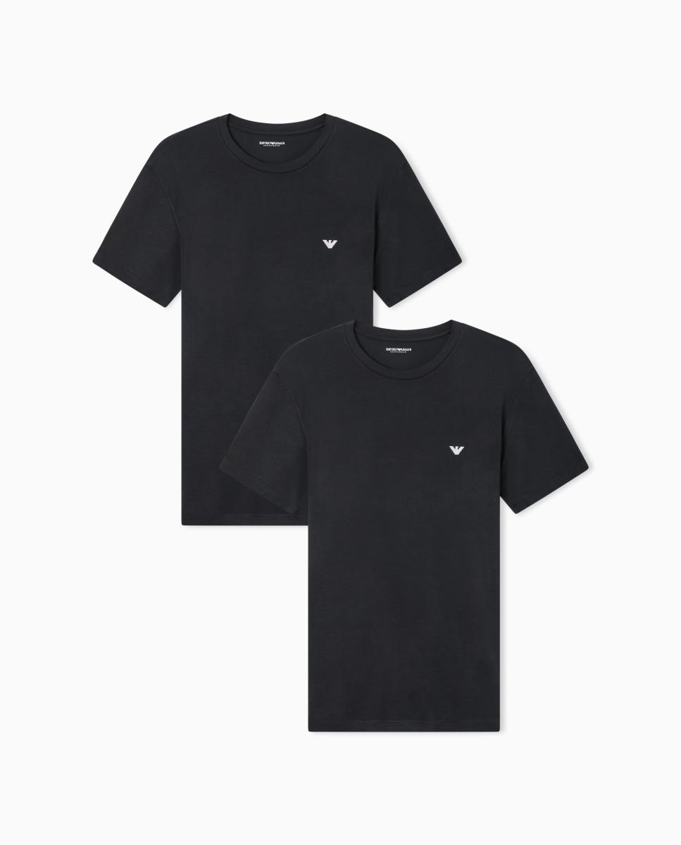 Pack de Duas T-shirts de Viscose Preto-2