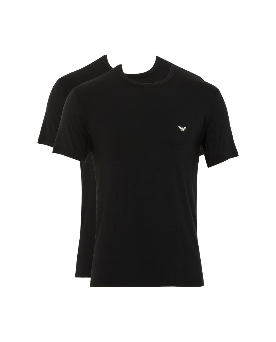 Pack de Duas T-shirts de Viscose Preto-4