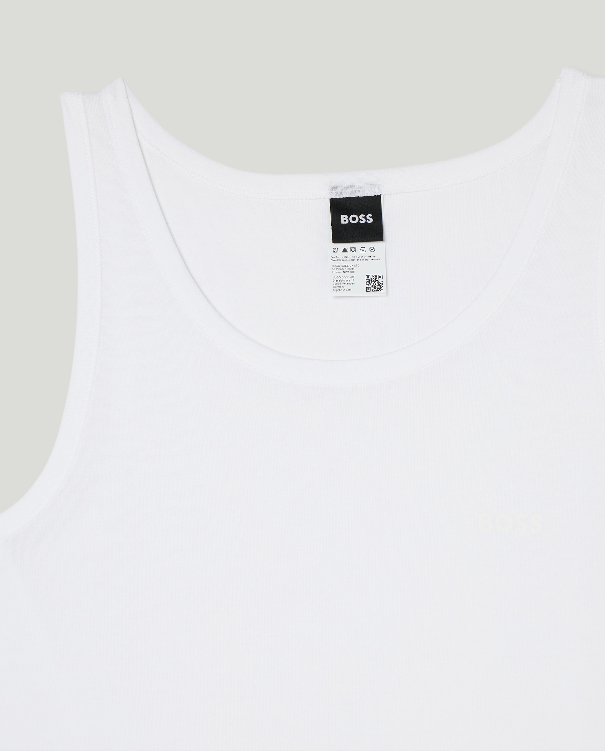 T-shirt sem mangas Branco-5