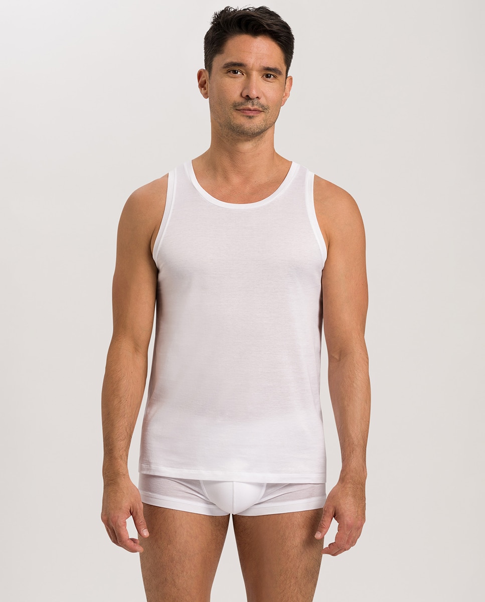 Imagem 0 de Camisola interior de Fio da Escócia de homem Hanro preta de alças