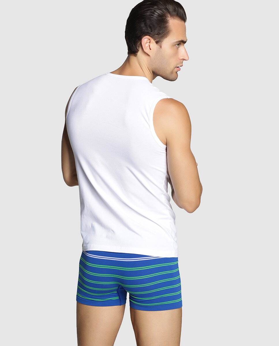 Camisola interior de homem Branco-2