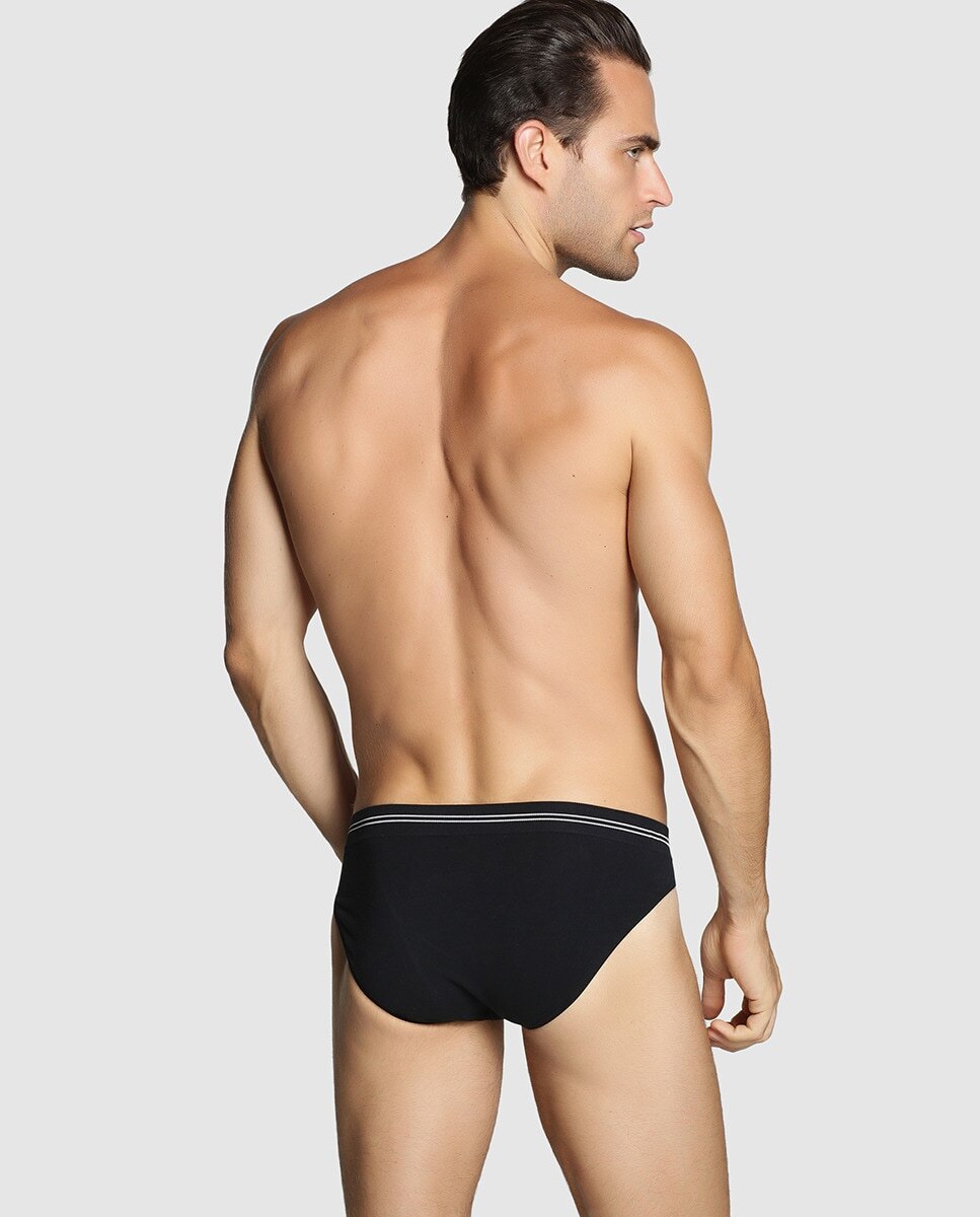 Slip de hombre Impetus - Negro Negro-2