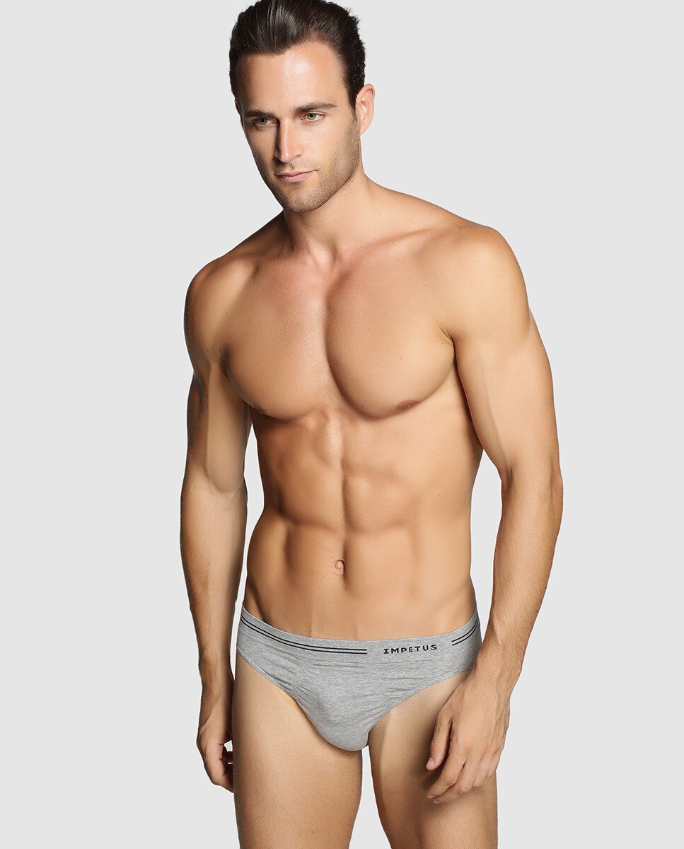 Slip de hombre Impetus - Gris Gris-1
