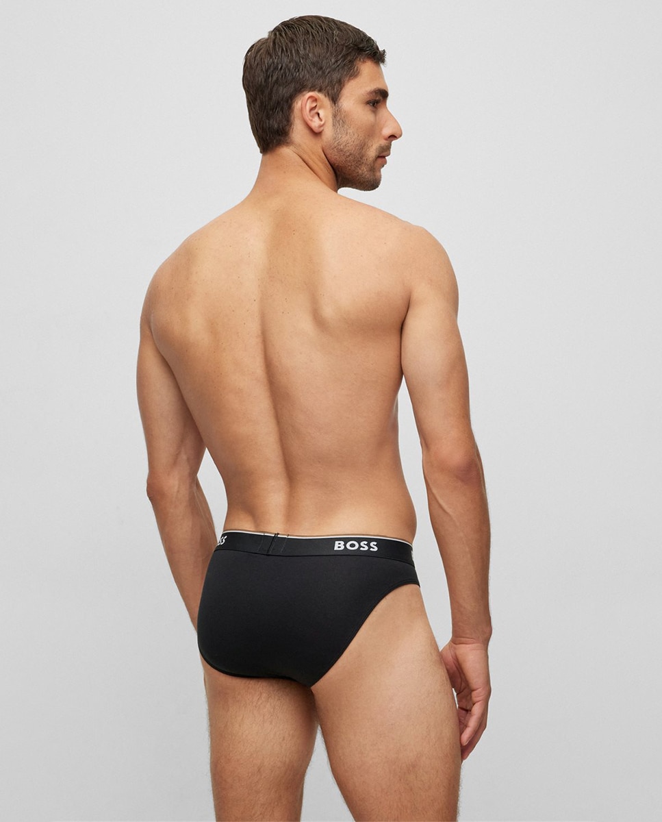 Pack de Três Slips Lisos Multicolor-3