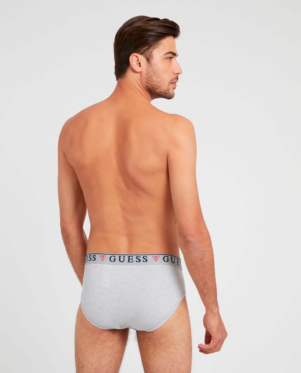 Pack de 3 Slips Fechados de Malha Multicolor-3
